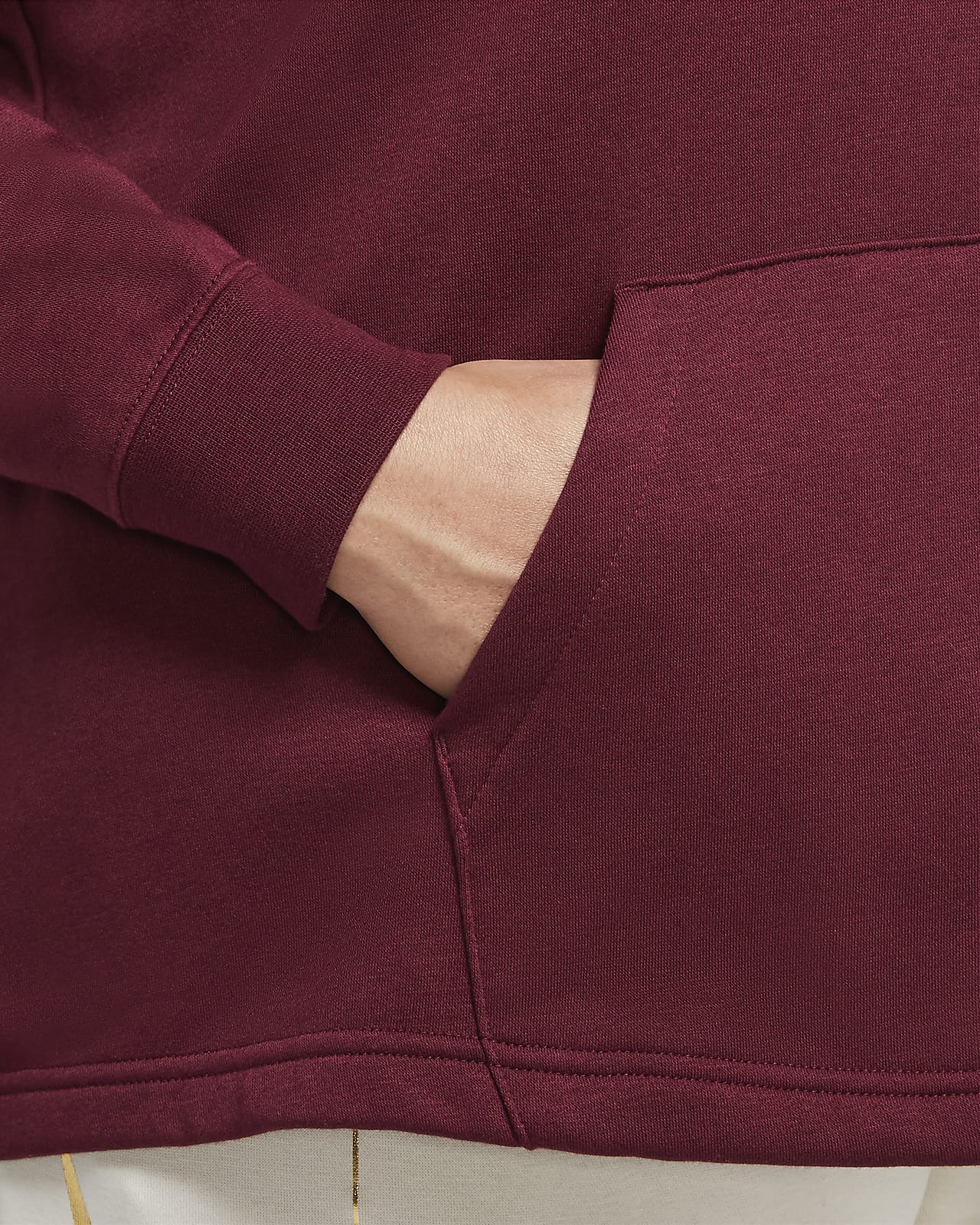 plus size nike cowl neck hoodie