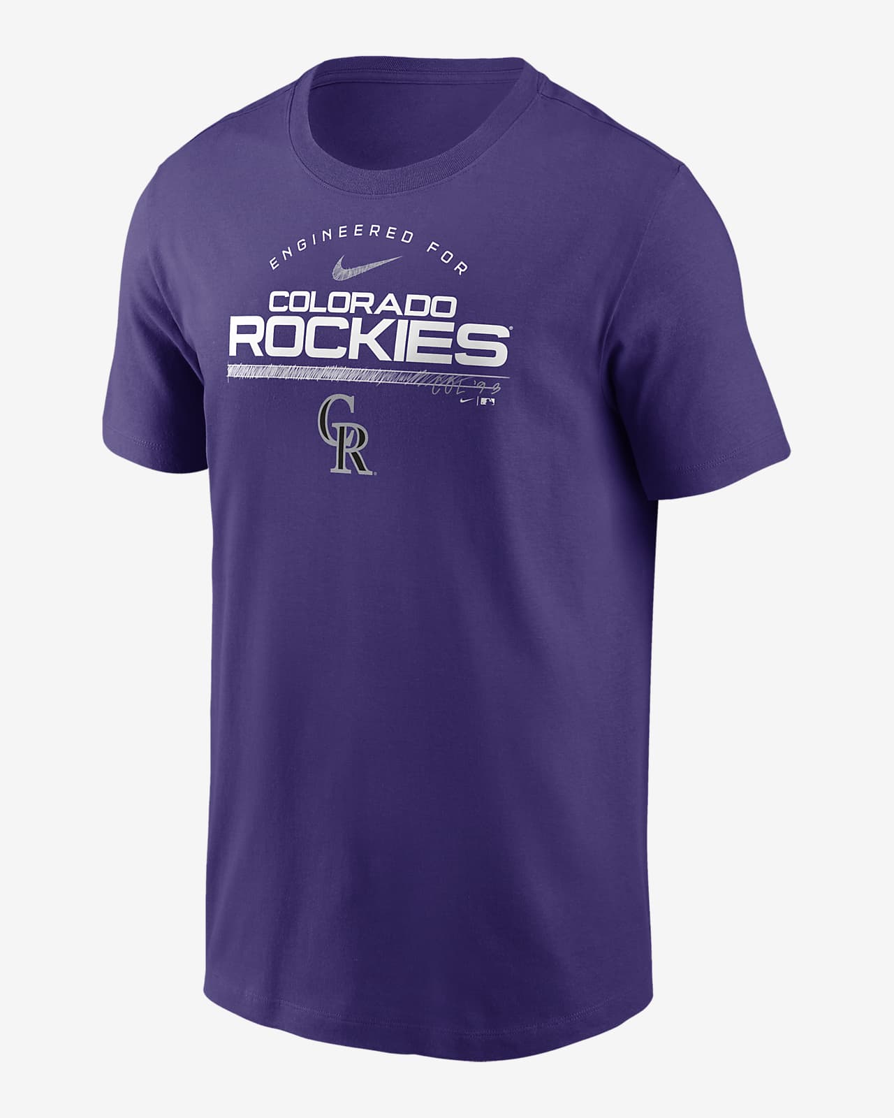Nike Team Engineered (MLB Colorado Rockies) Men's T-Shirt