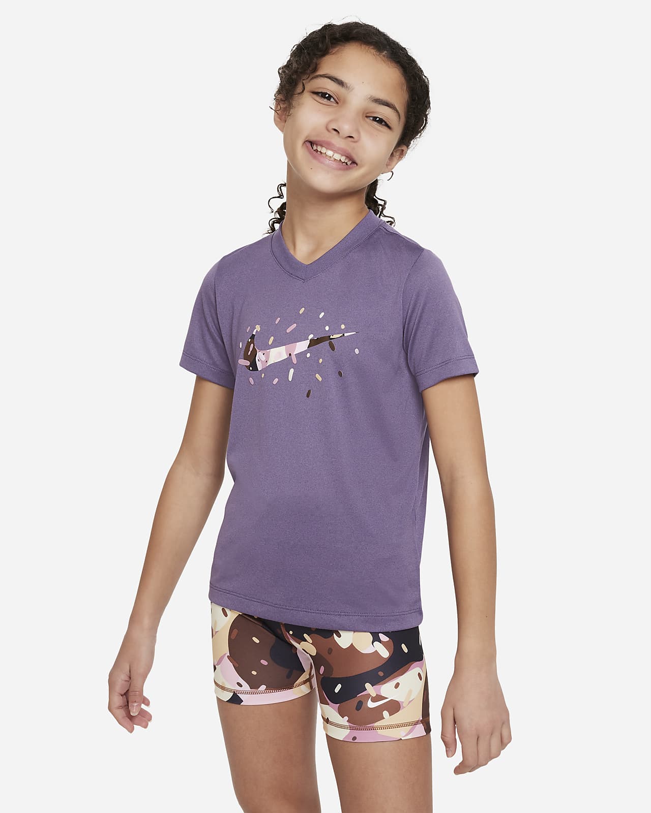 Tréninkové tričko Nike Dri-FIT pro větší děti (dívky)