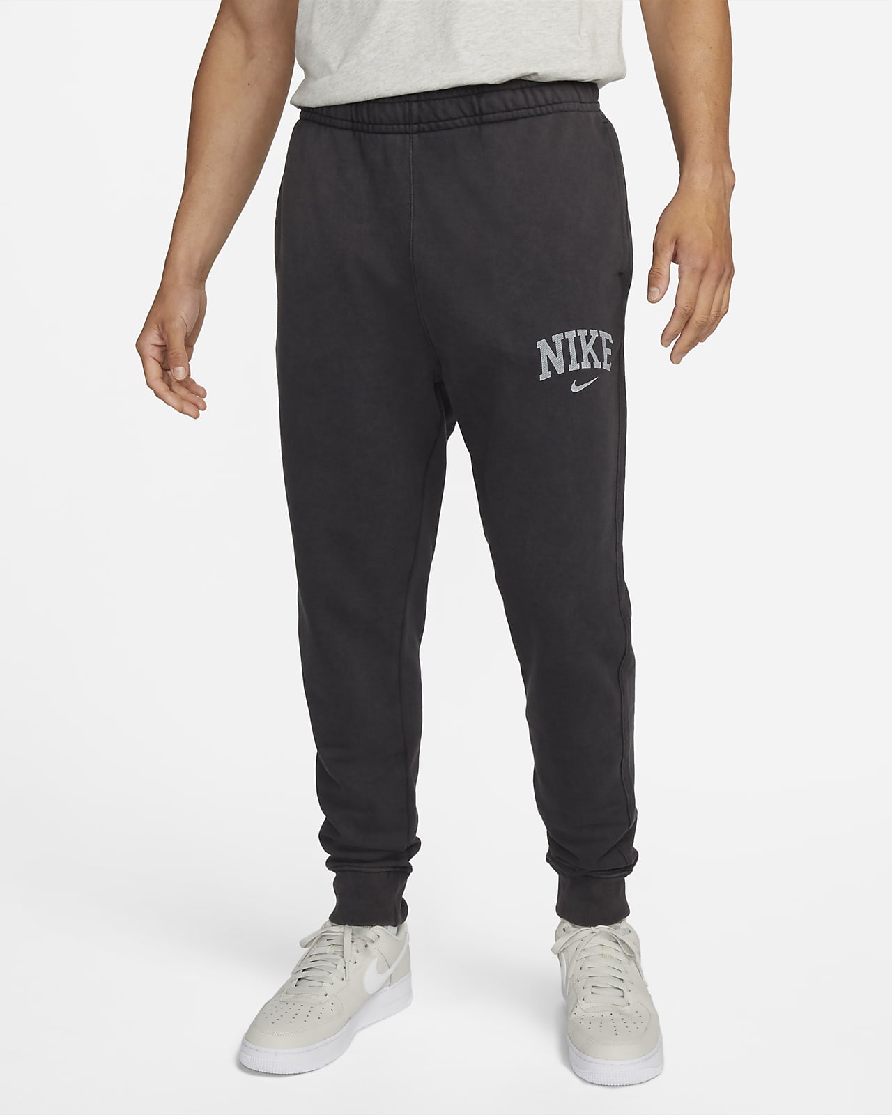 men's french terry joggers nike