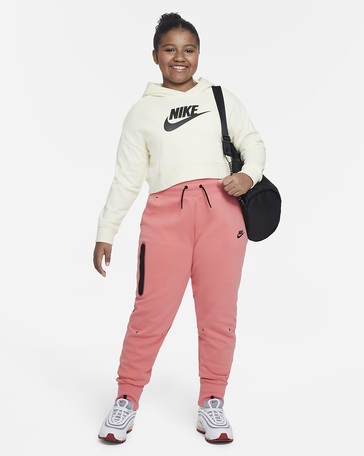 periodista Será Tomar un riesgo Pants para niña talla grande (talla amplia) Nike Sportswear Tech Fleece.  Nike.com