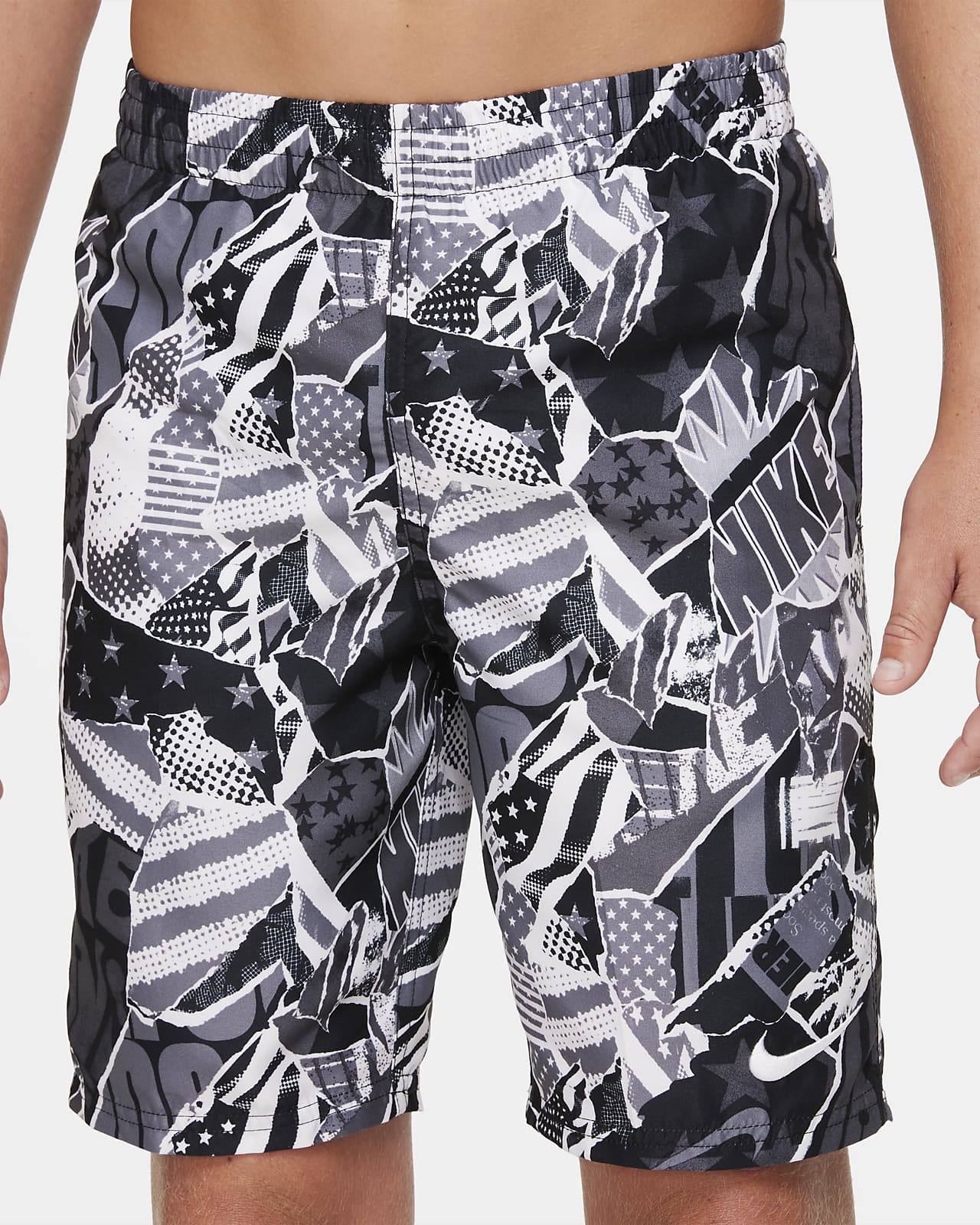 Shorts de voleibol con entrepierna de 20 cm para niños talla grande Nike  Americana. Nike.com