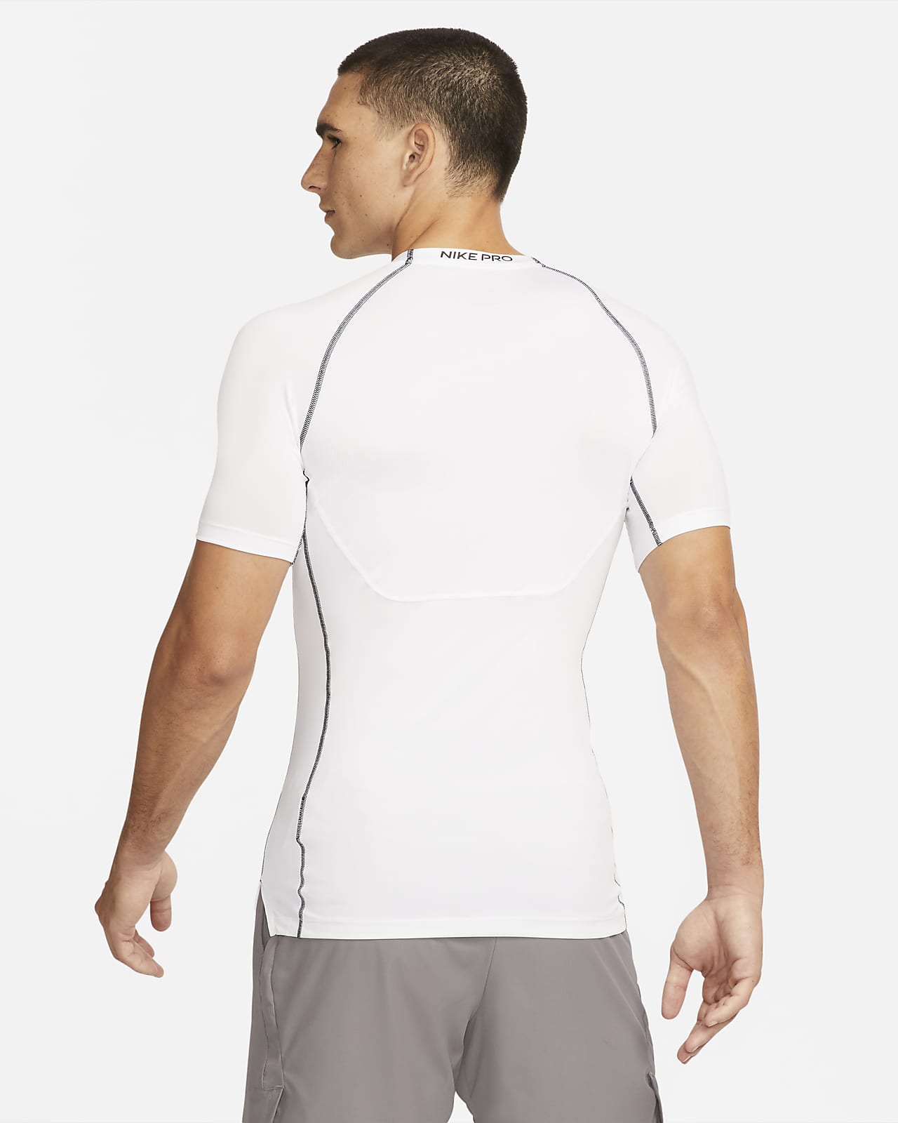 Nike Pro Dri-FIT Men's Tight-Fit Short-Sleeve Top. Nike IL