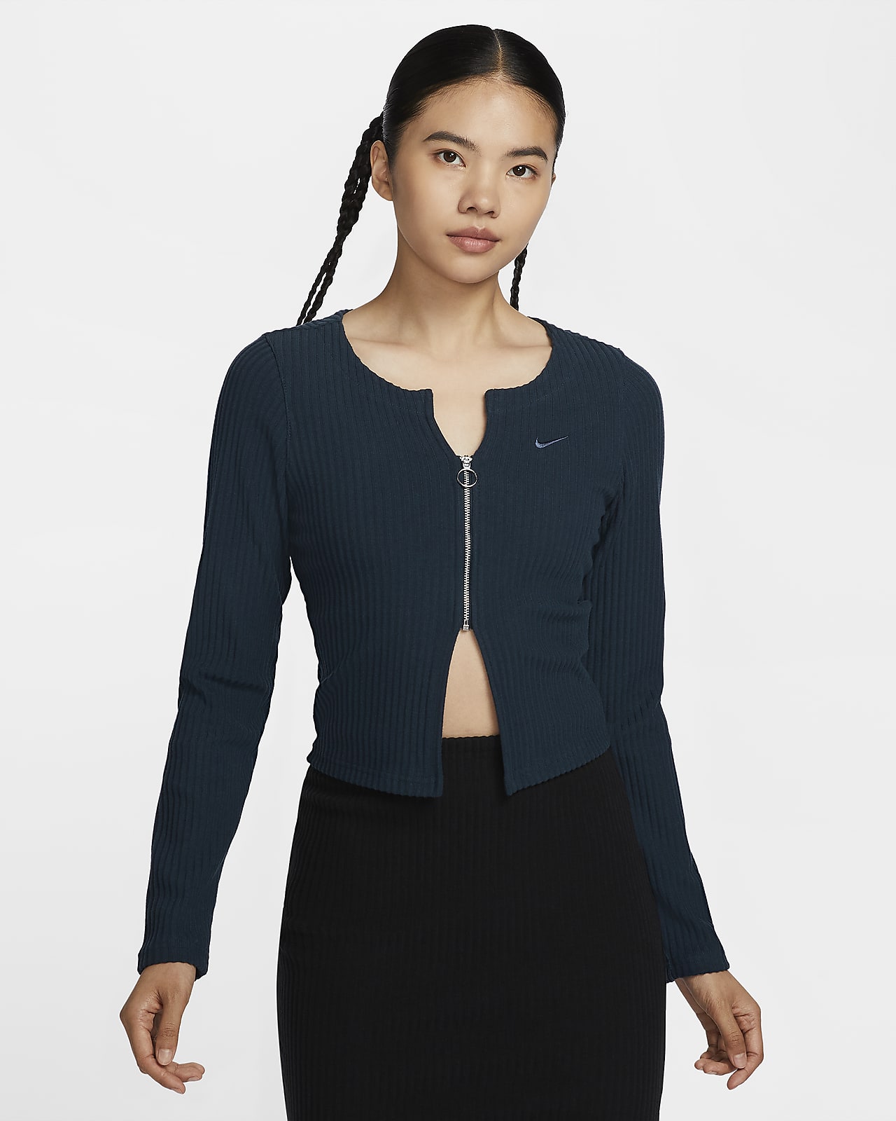 Nike Sportswear Chill Rib Women's Slim Full-Zip Cardigan