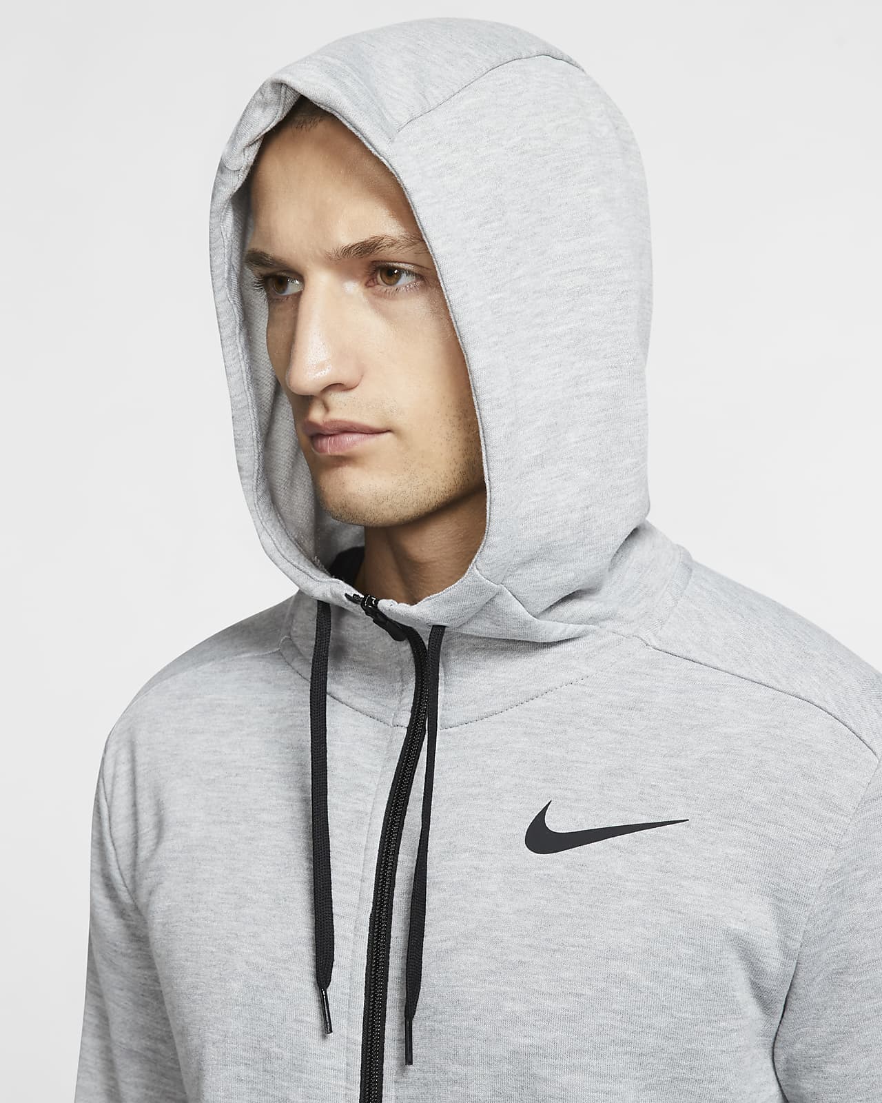 Nike Dri-FIT Men's Full-Zip Training Hoodie. Nike HU
