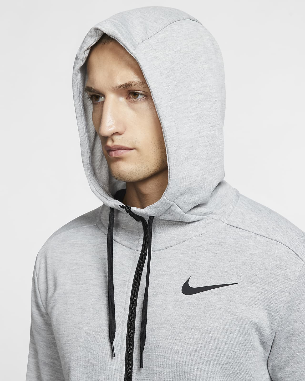 nike full zip dri fit hoodie