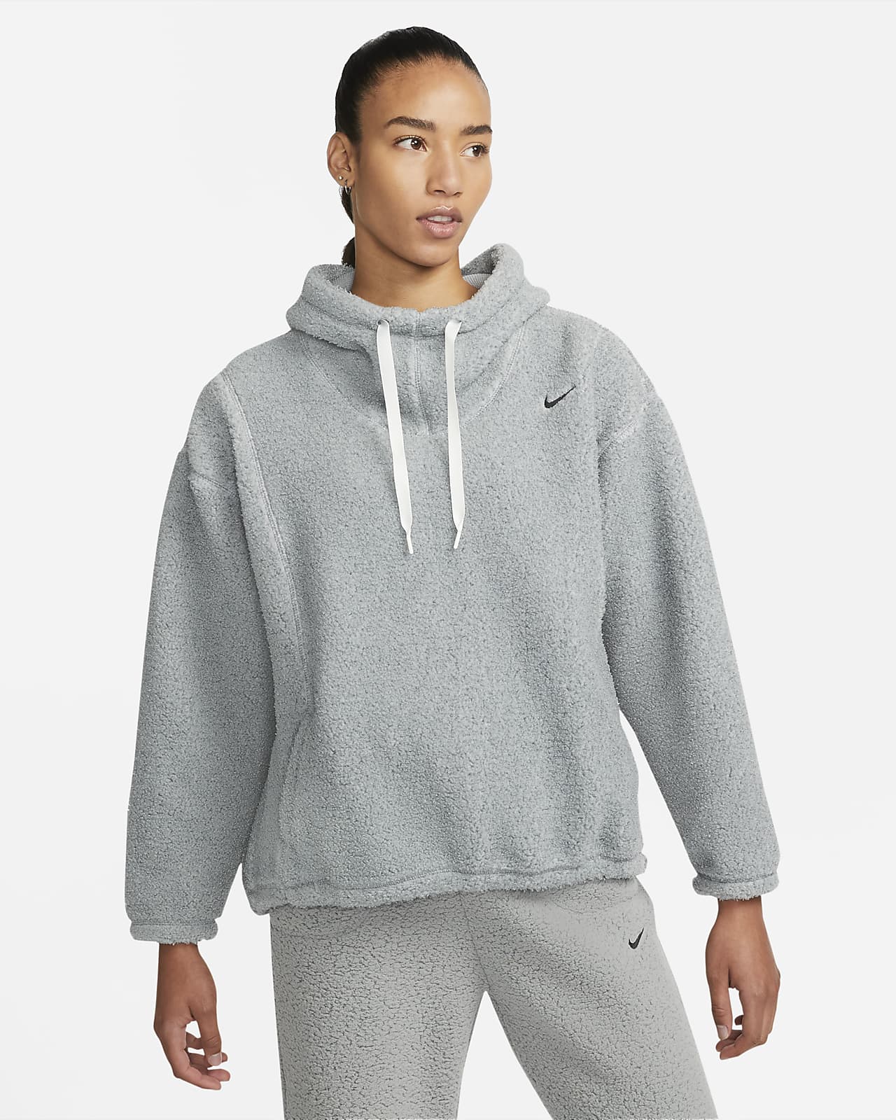 Sudadera de entrenamiento con gorro y sin cierre Nike Therma-FIT para  mujer. Nike.com