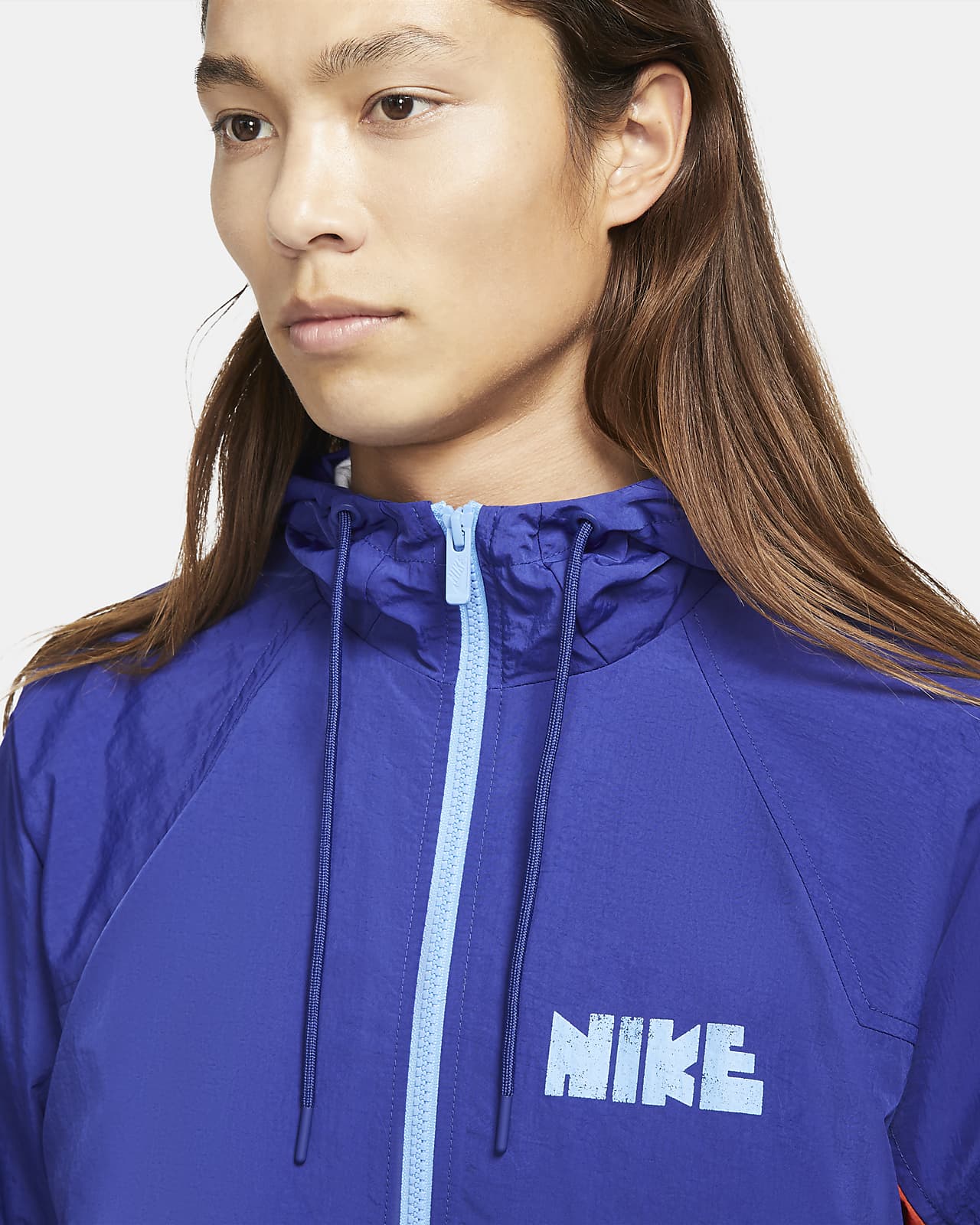 nike sportswear windrunner blue