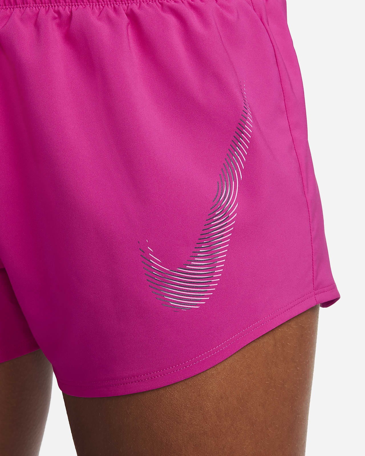 Nike Dri-FIT Swoosh Run Women's Mid-Rise Brief-Lined Running Shorts