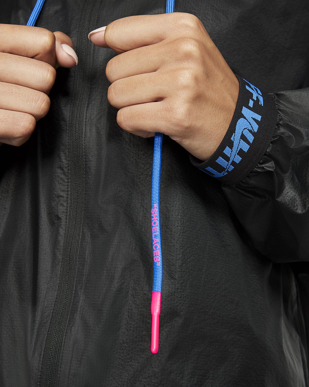 x off white running jacket