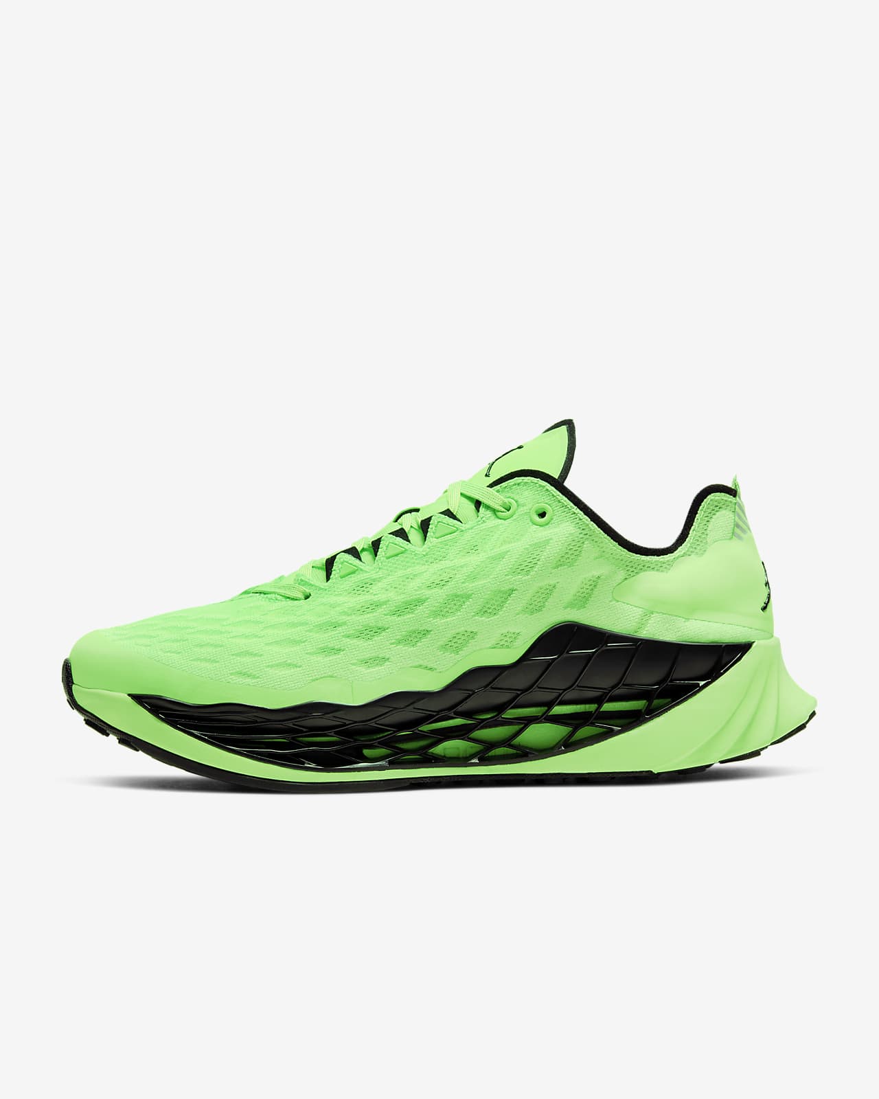 green nike running shoes