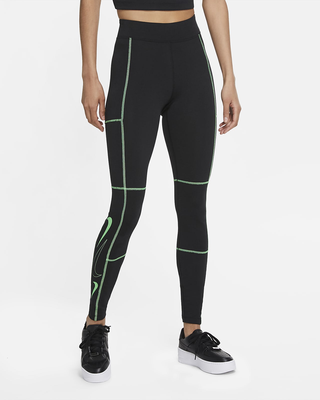 nike high waist swoosh leggings