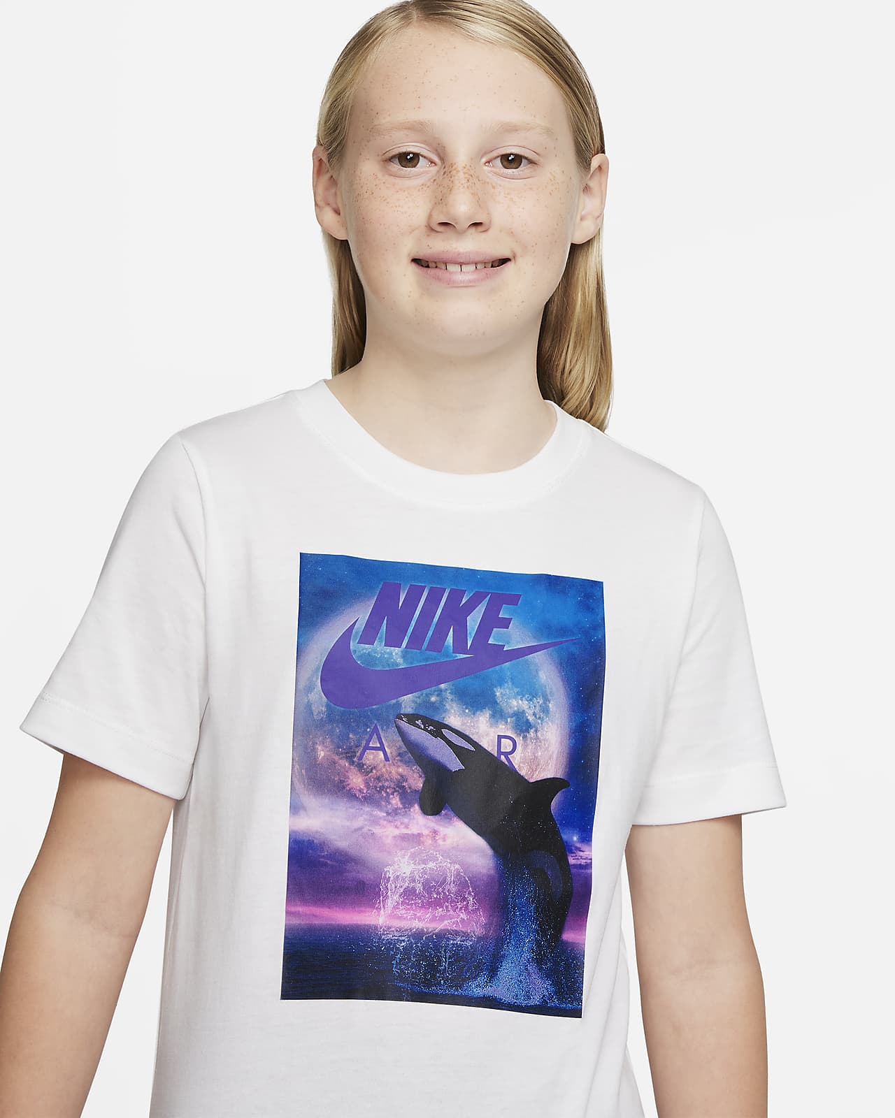 Nike Air T-shirt voor jongens. Nike BE
