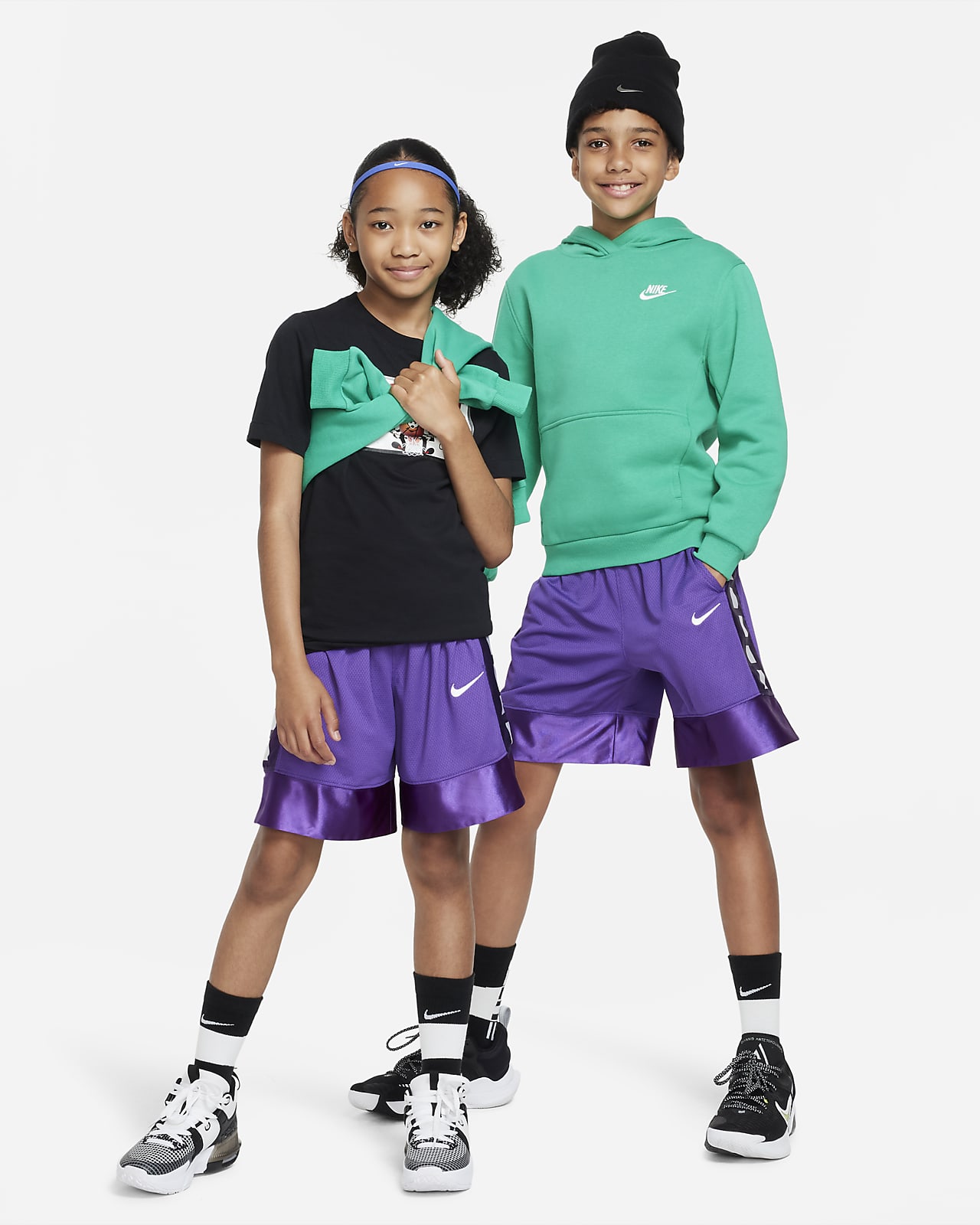 Shorts de básquetbol para niños talla Nike Elite 23.