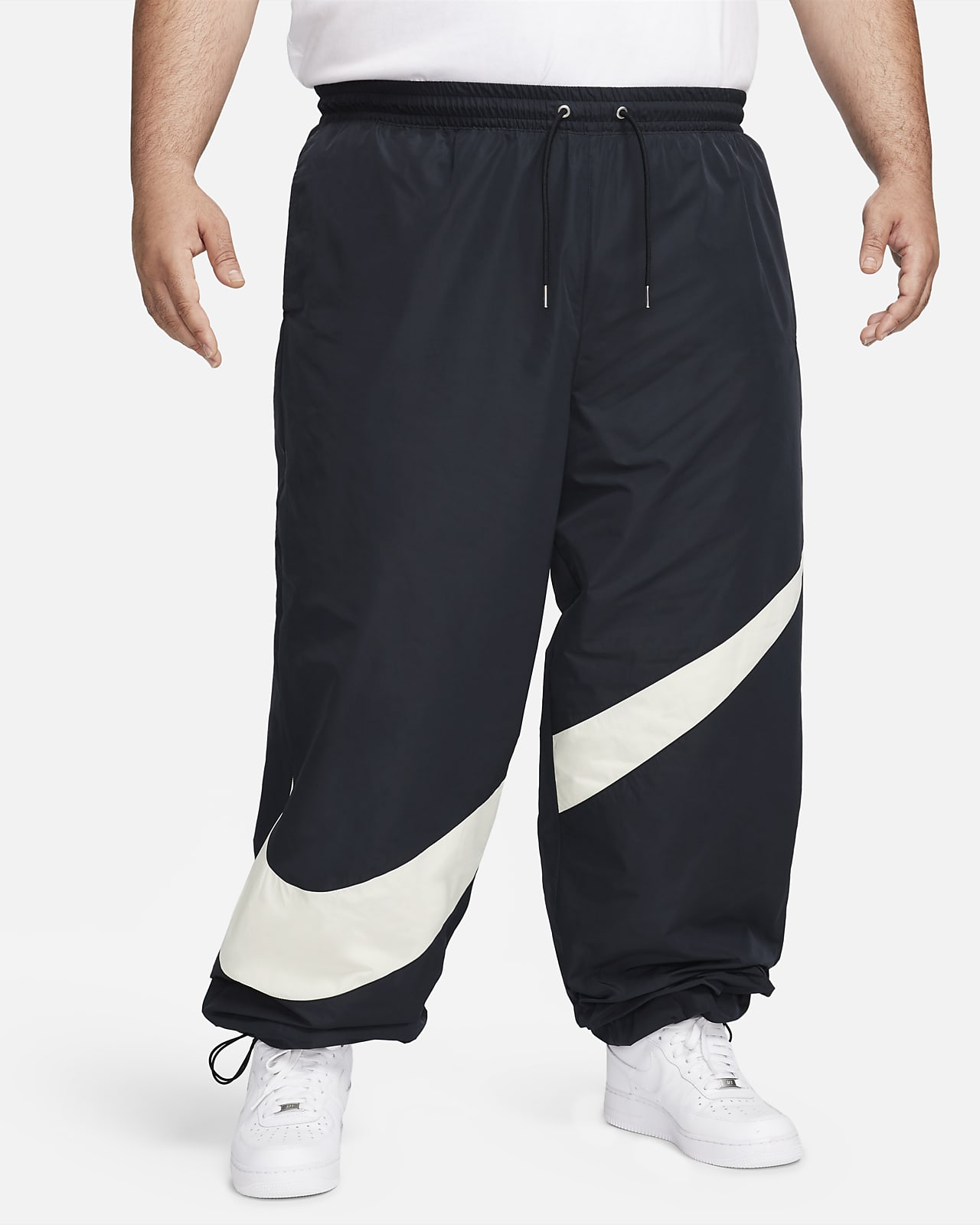 Nike Swoosh logo-embroidered Track Pants - Farfetch
