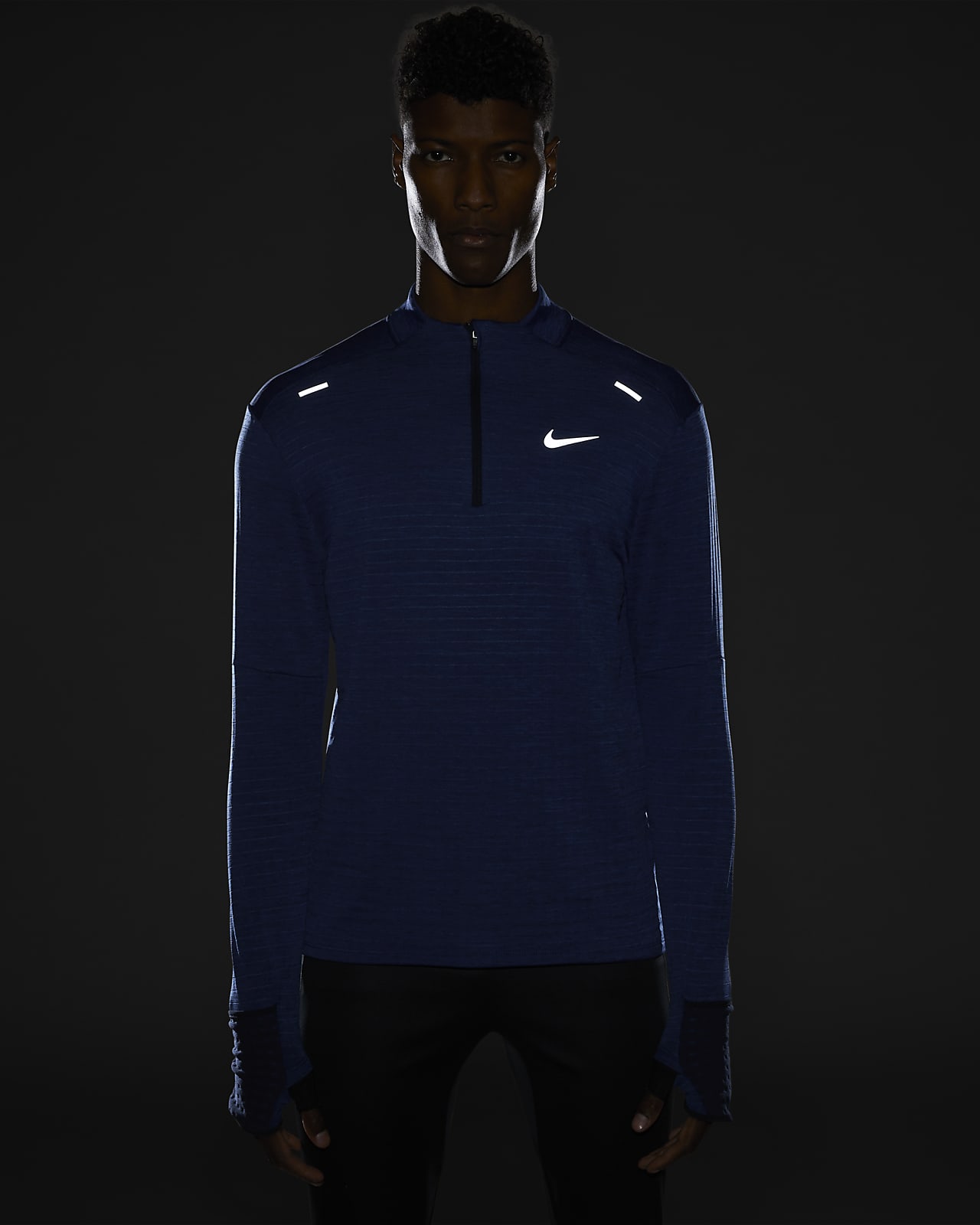 nike running quarter zip mens