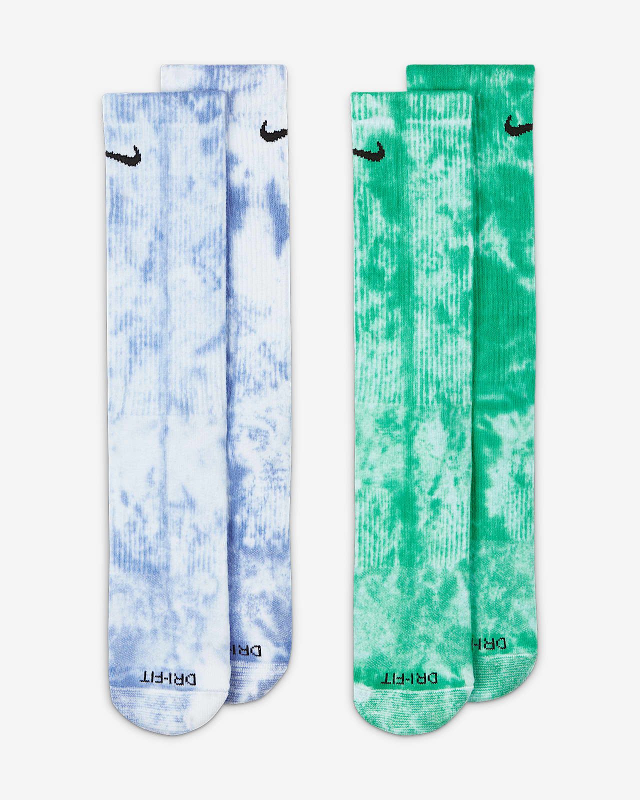 Nike公式 ナイキ エブリデイ プラス クッションド タイダイ クルー ソックス 2足 オンラインストア 通販サイト