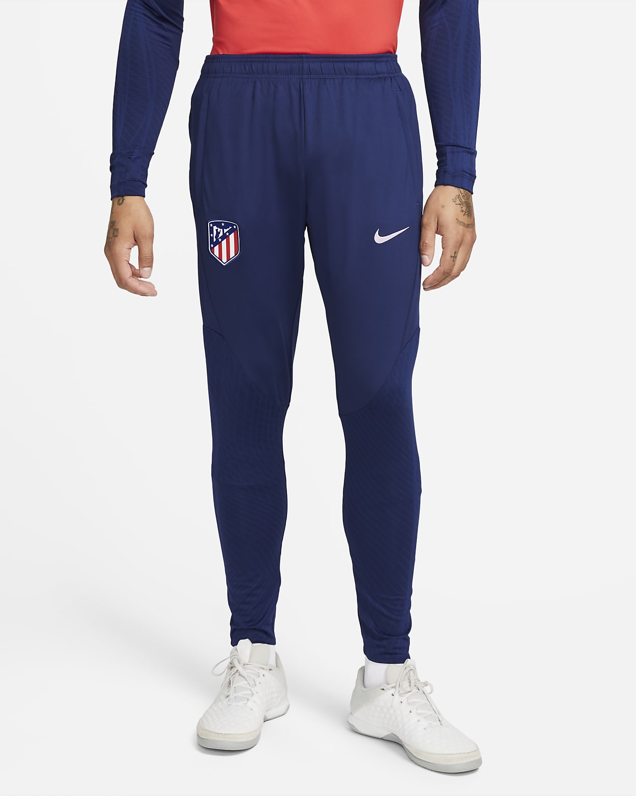 Męskie dzianinowe spodnie piłkarskie Atlético Madryt Strike Nike Dri-FIT