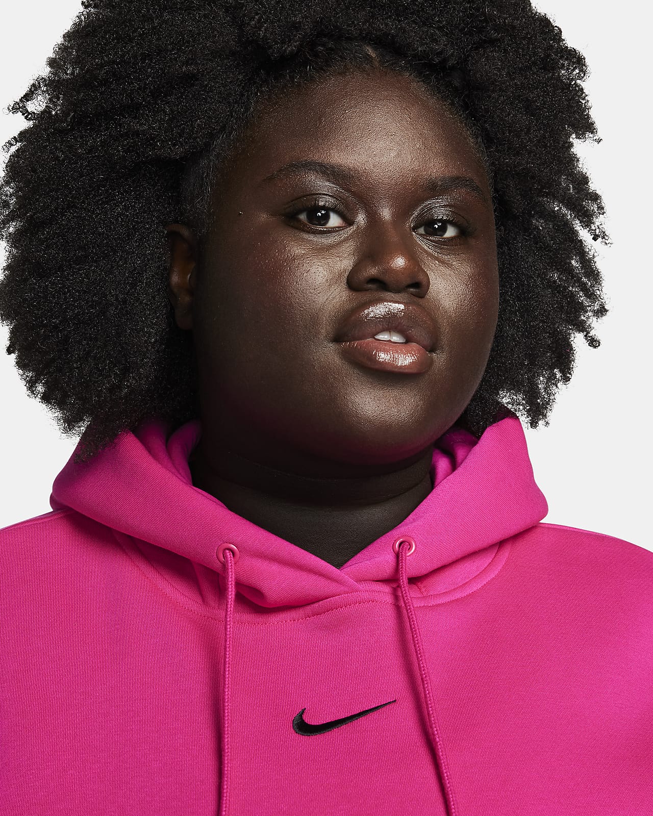 Nike Sportswear Women's Phoenix Fleece Over-Oversized Pullover Hoodie, XS, Black