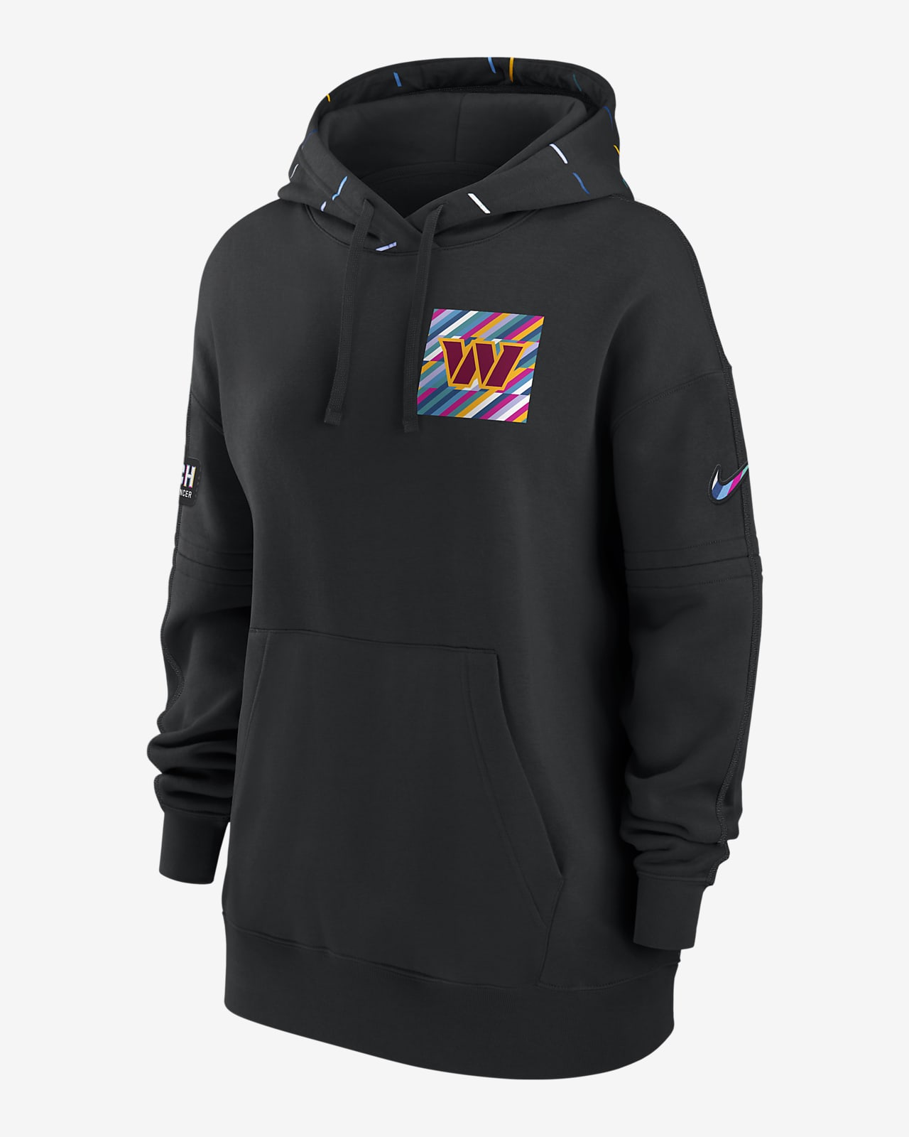 Women's Washington Commanders Nike Black 2022 NFL Crucial Catch Therma  Performance Pullover Hoodie