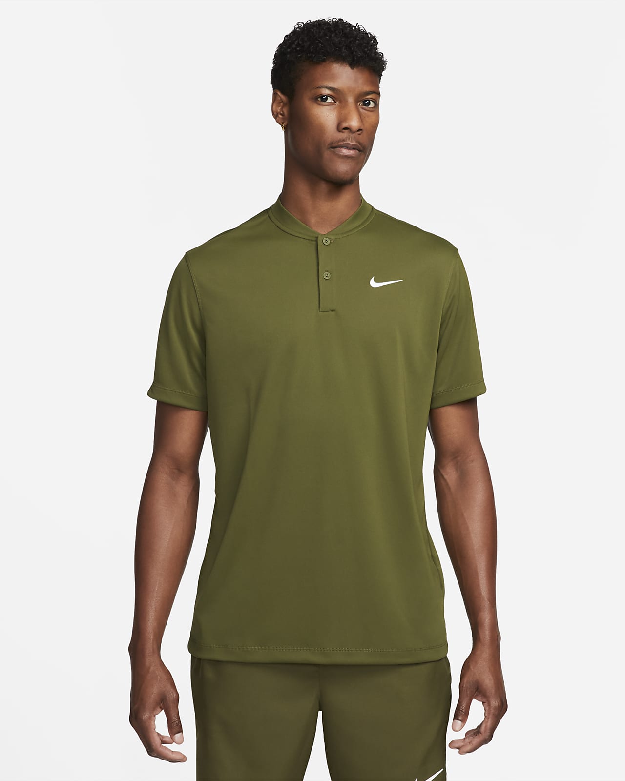 nike men's court dri-fit blade tennis polo