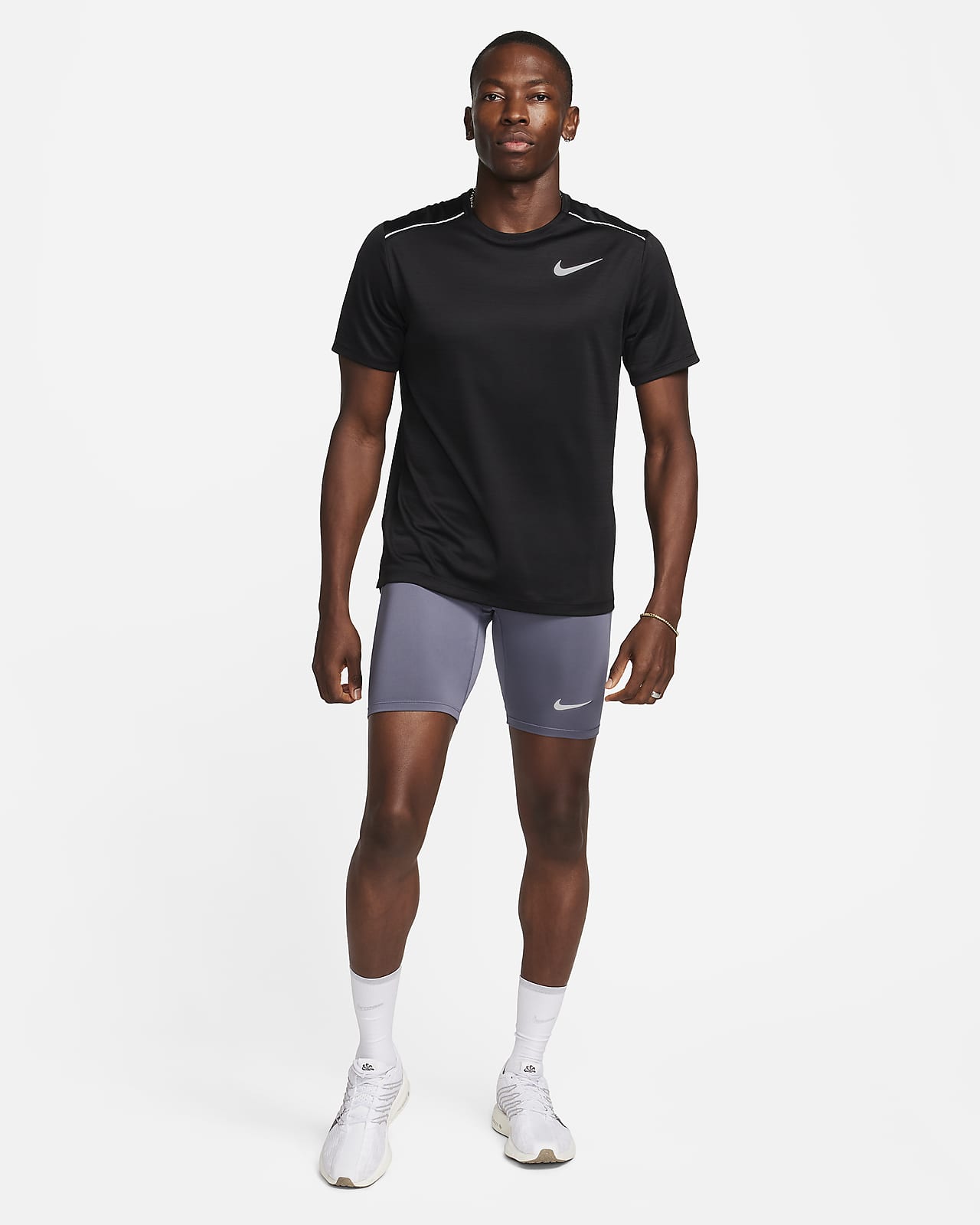 Nike Fast Tight Fit Shorts Womens Extra Small Purple Dri-Fit Fast
