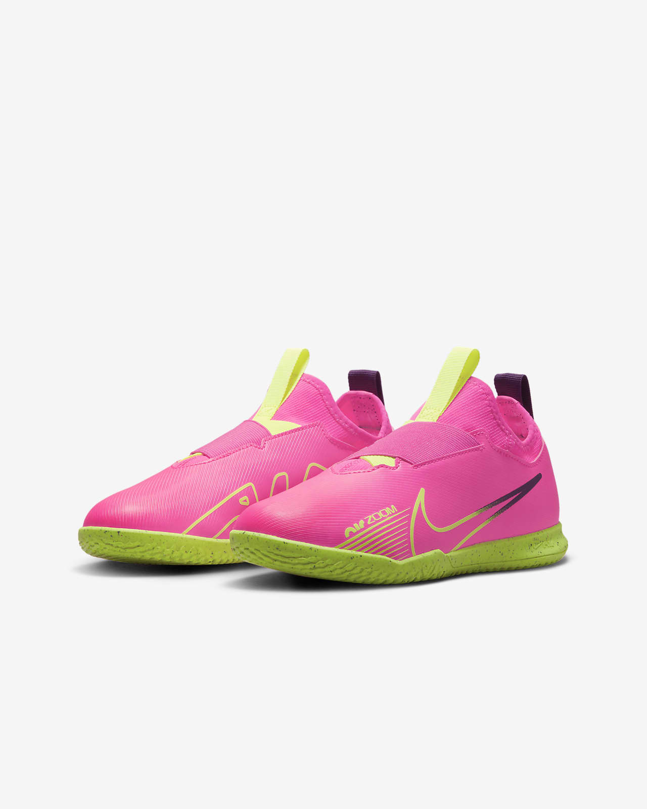 Jr. Mercurial Vapor 15 Academy Little/Big Indoor/Court Soccer Shoes. Nike.com