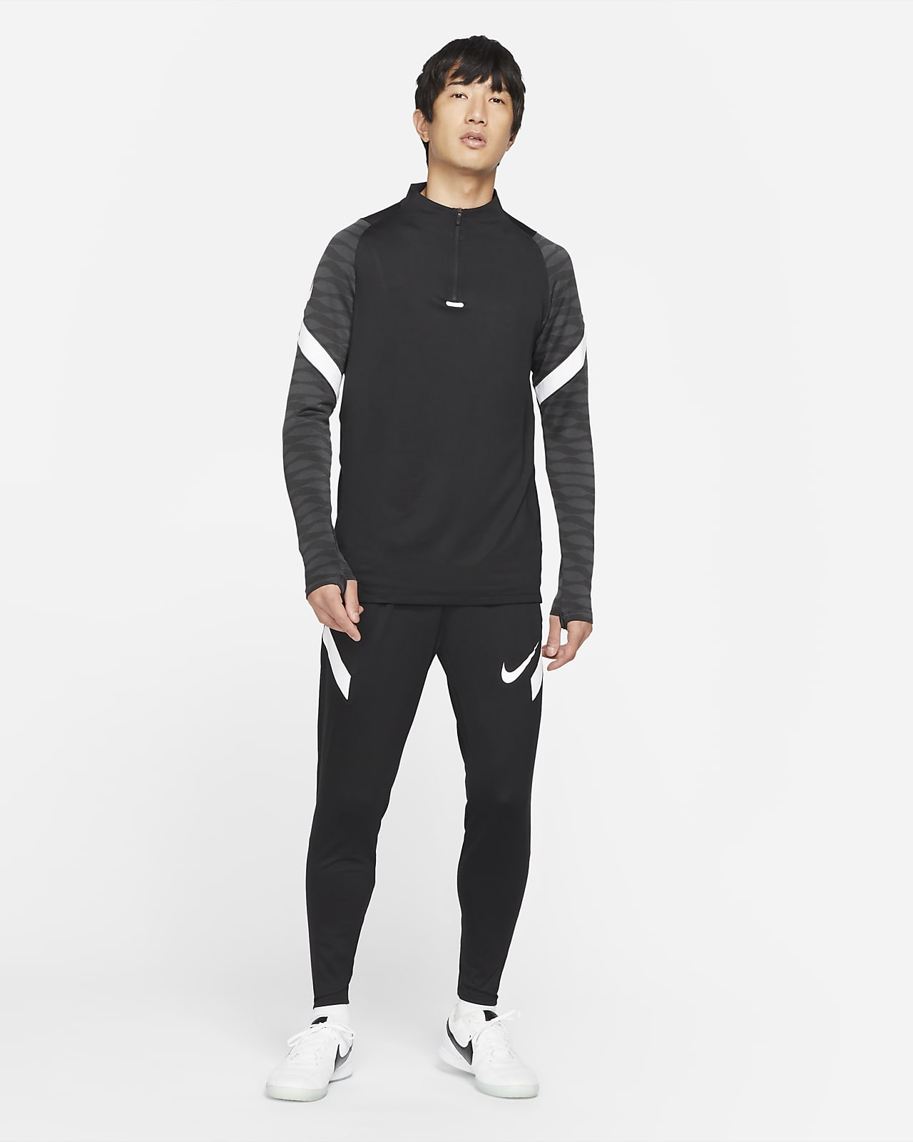 nike dri fit zip top
