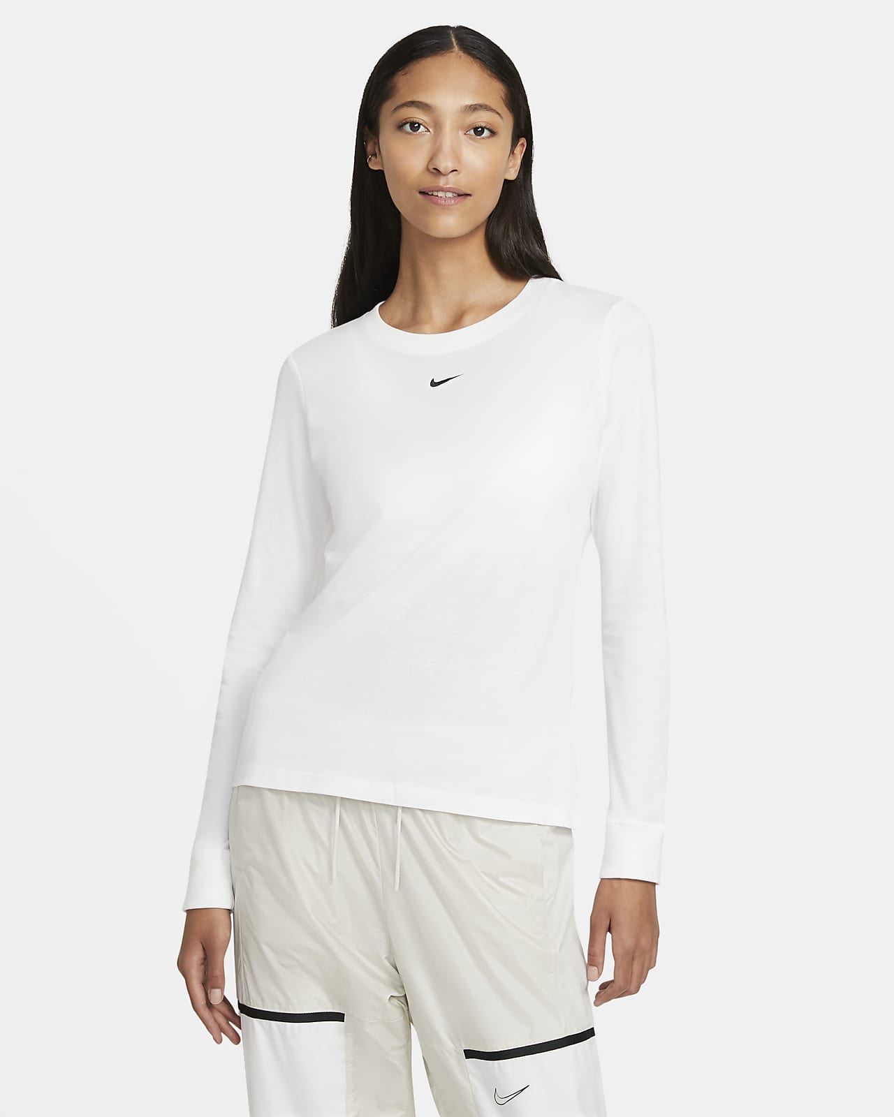 Langærmet Nike Sportswear-T-shirt til kvinder