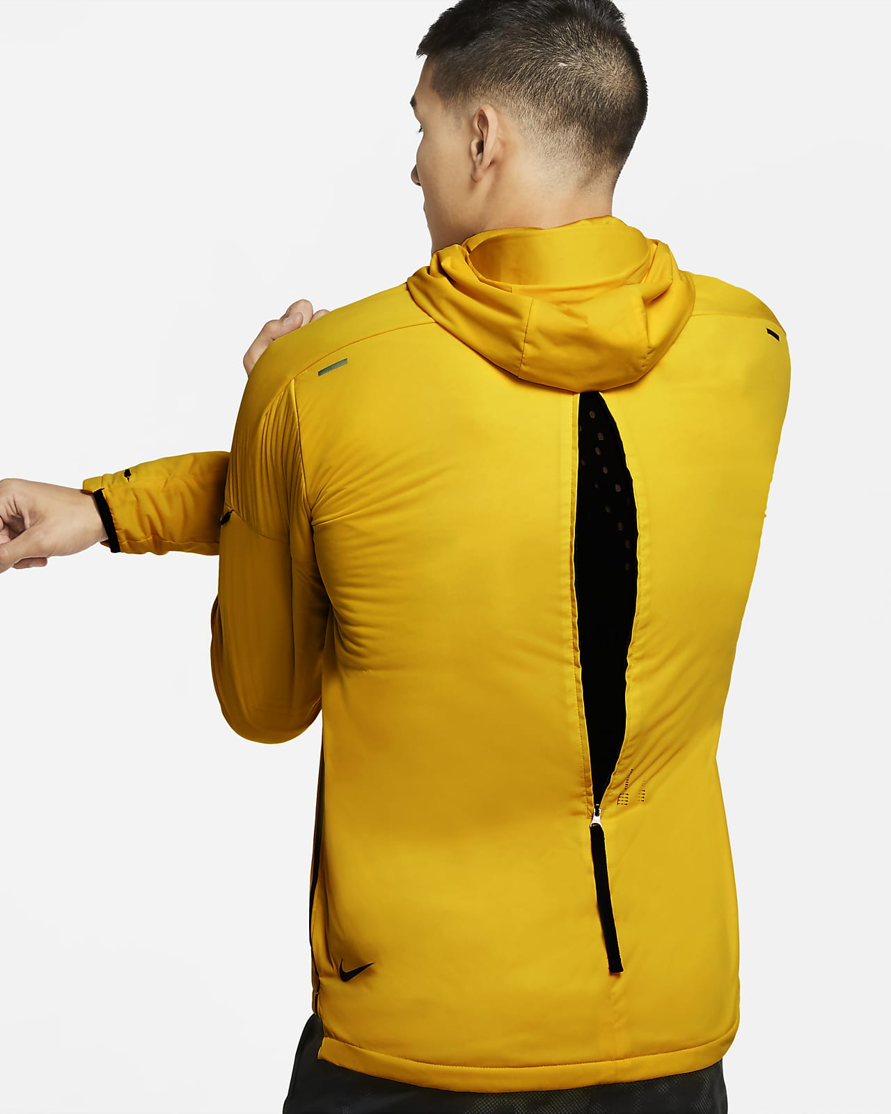 dynamic yellow nike shirt