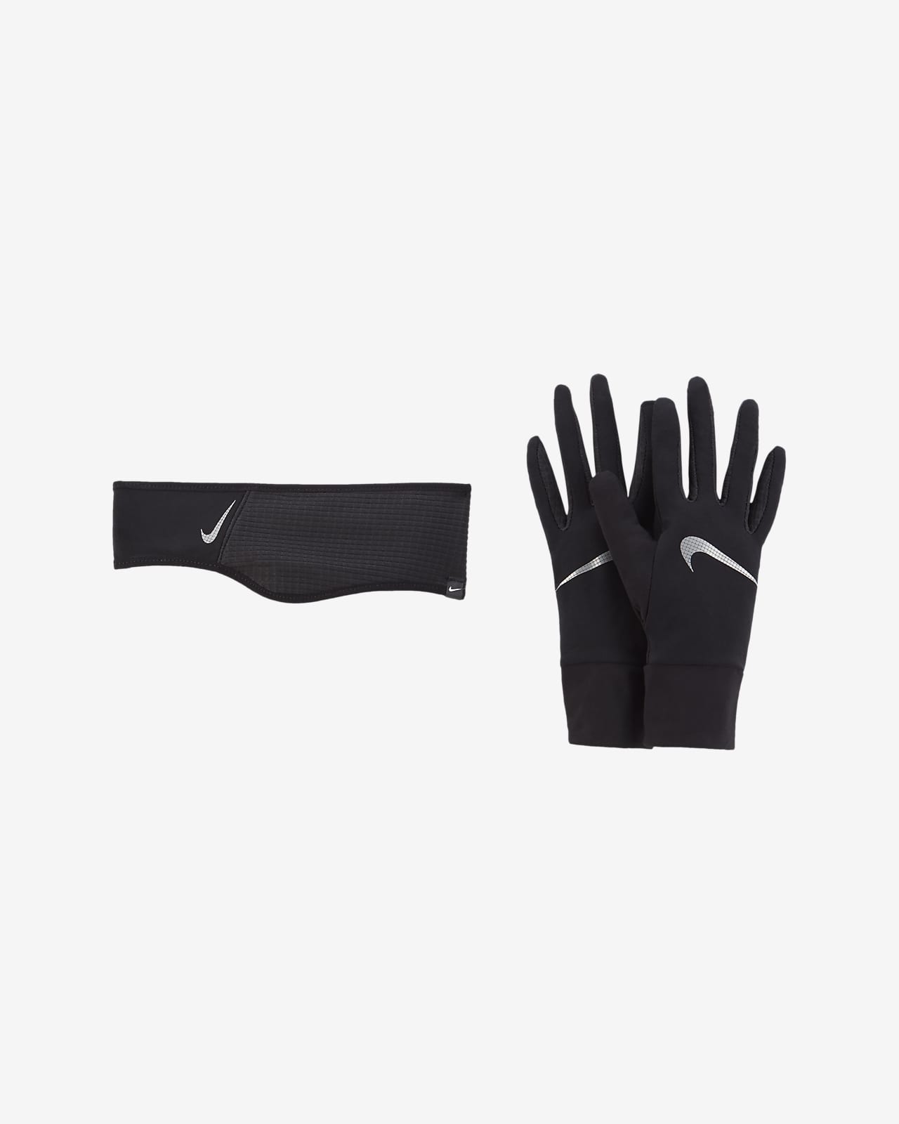 Nike Essential Women's Running Headband and Glove Set.
