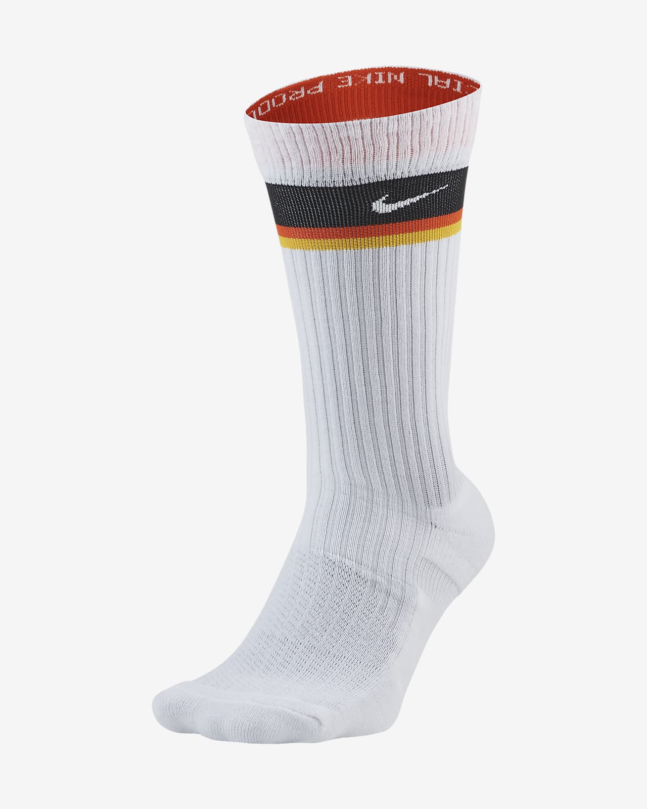 white nike softball socks