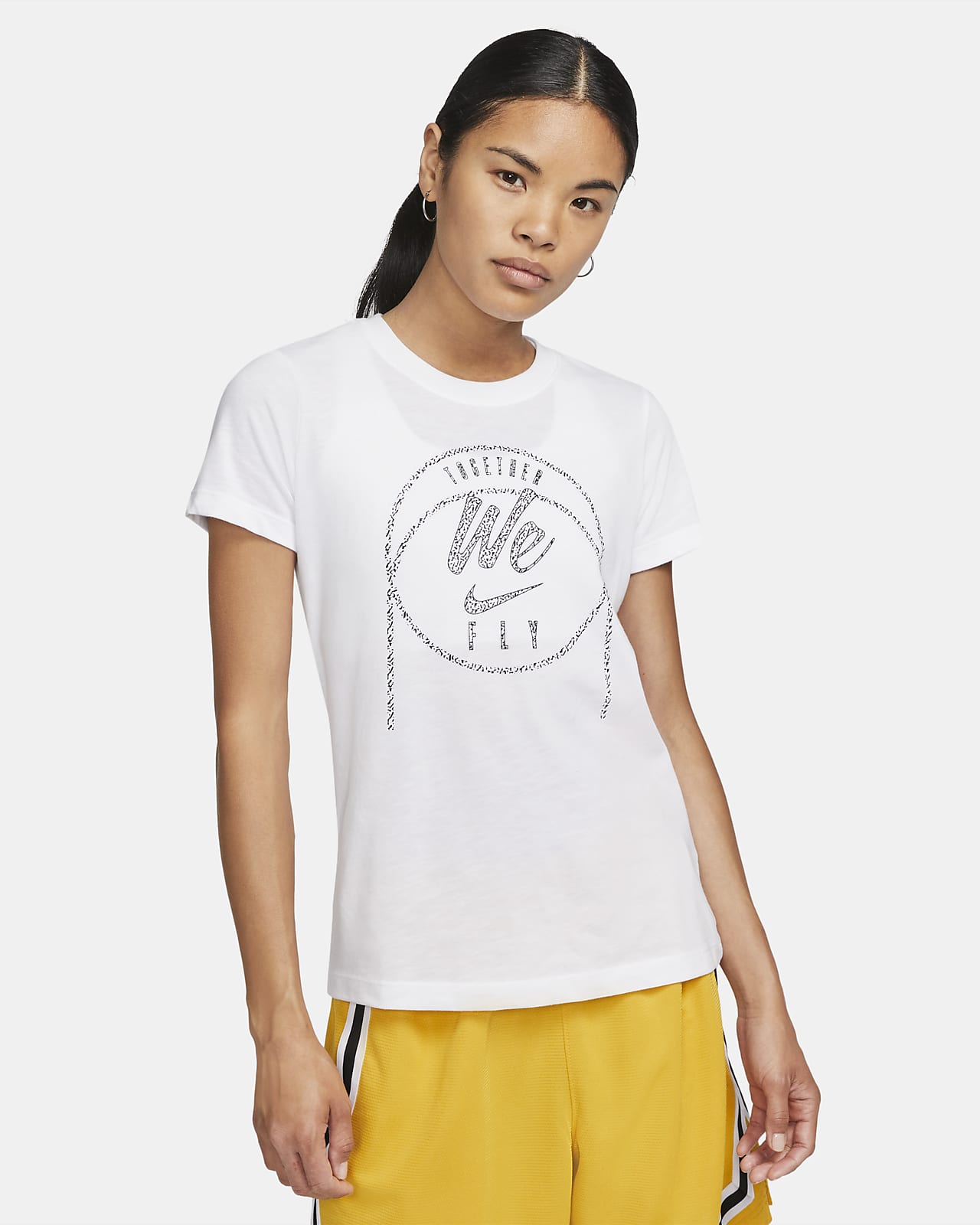 Nike Dri-FIT Swoosh Fly 女款短袖 T 恤