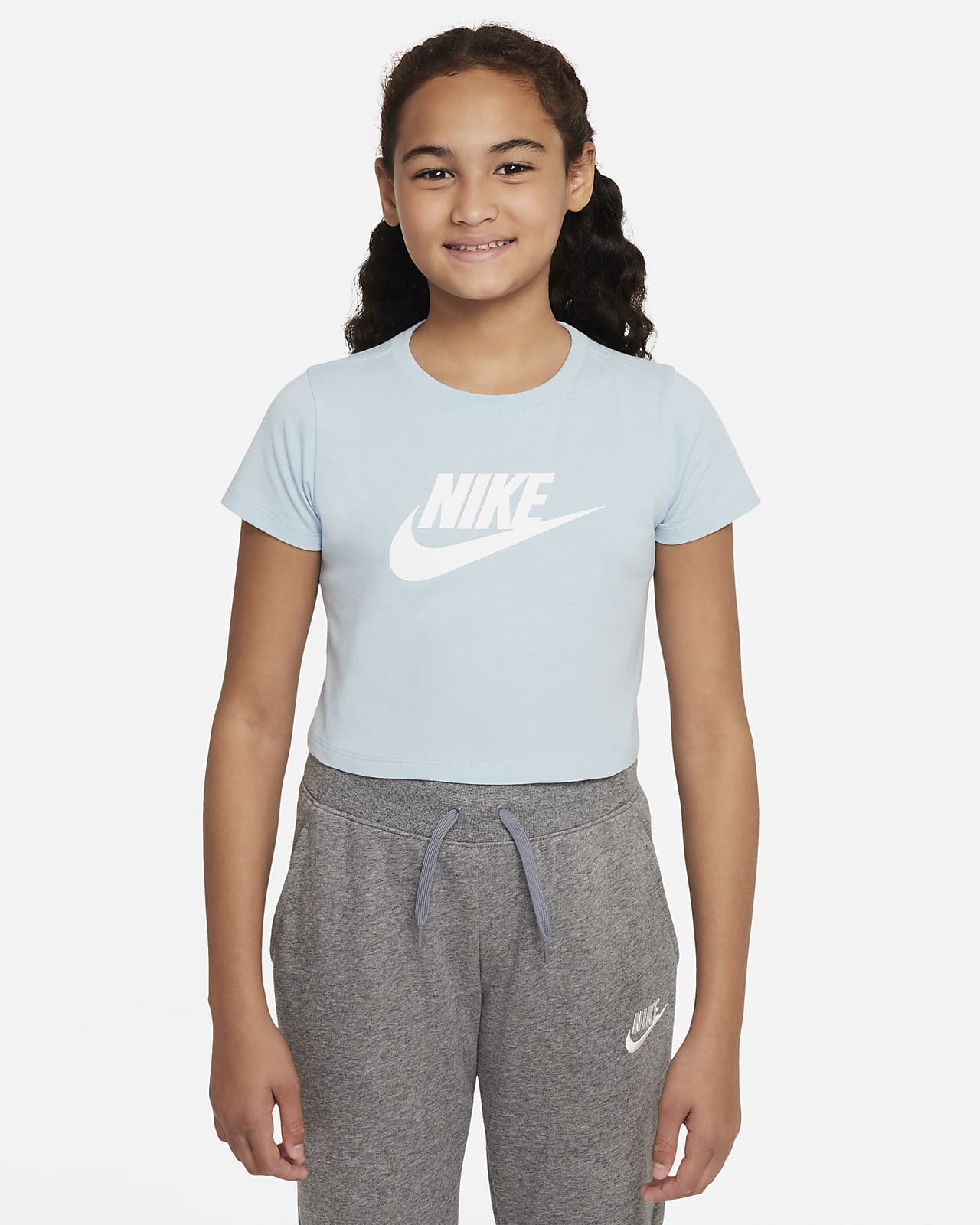 Experto Un pan Peaje Nike Sportswear Big Kids' (Girls') Cropped T-Shirt. Nike.com