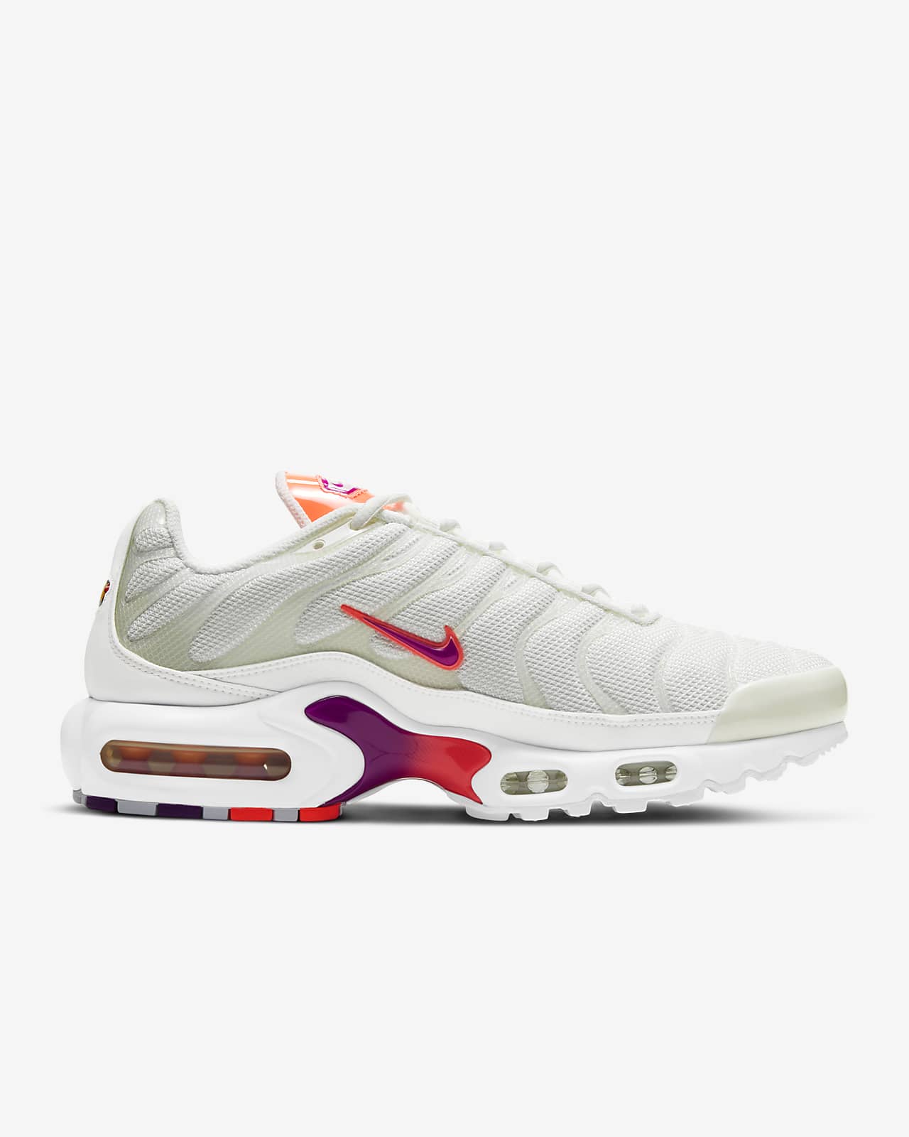 nike air max plus white and red