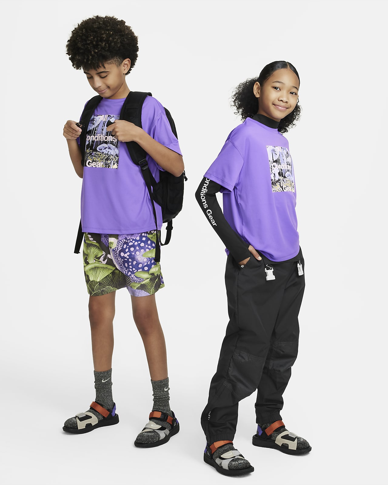 Nike ACG UV Big Kids' Short-Sleeve T-Shirt.