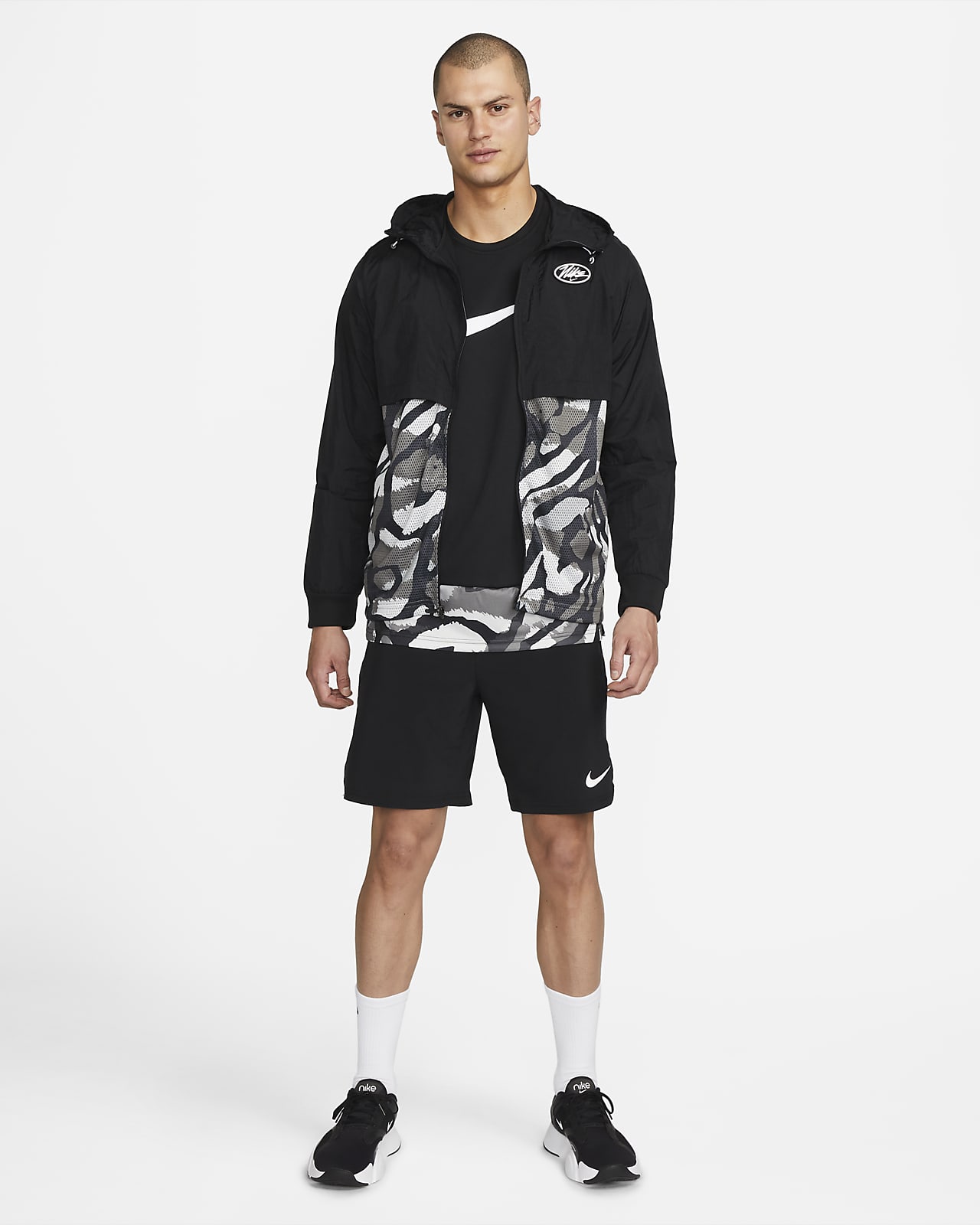 Nike Dri-FIT Sport Clash Men's Full-Zip Training Jacket. Nike BE