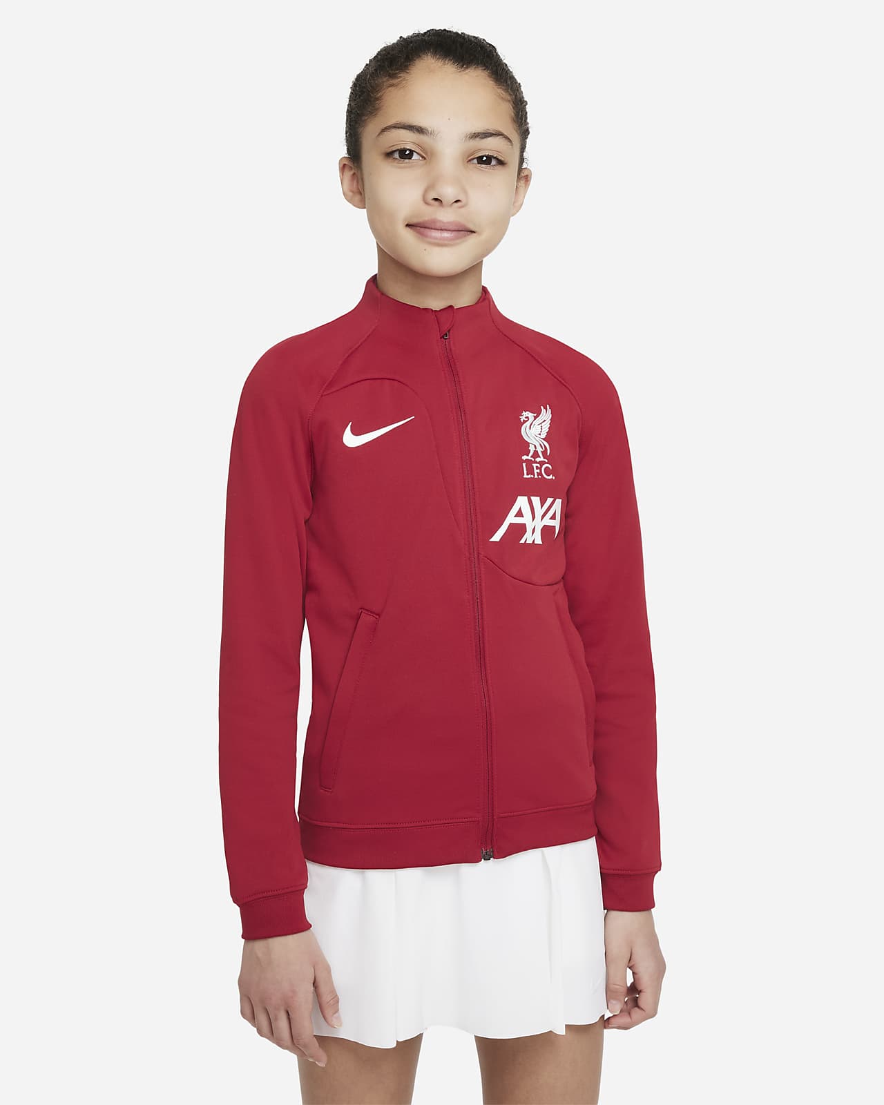 Fotbalová bunda Nike Liverpool FC Academy Pro pro větší děti