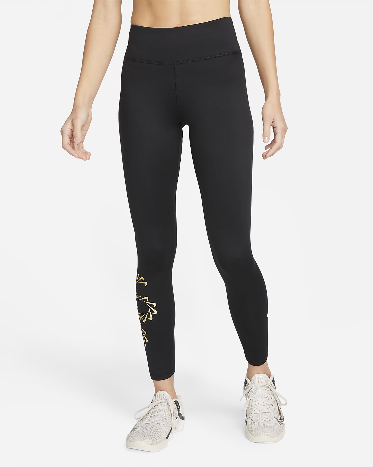 Nike Womens Fitness Workout Athletic Leggings