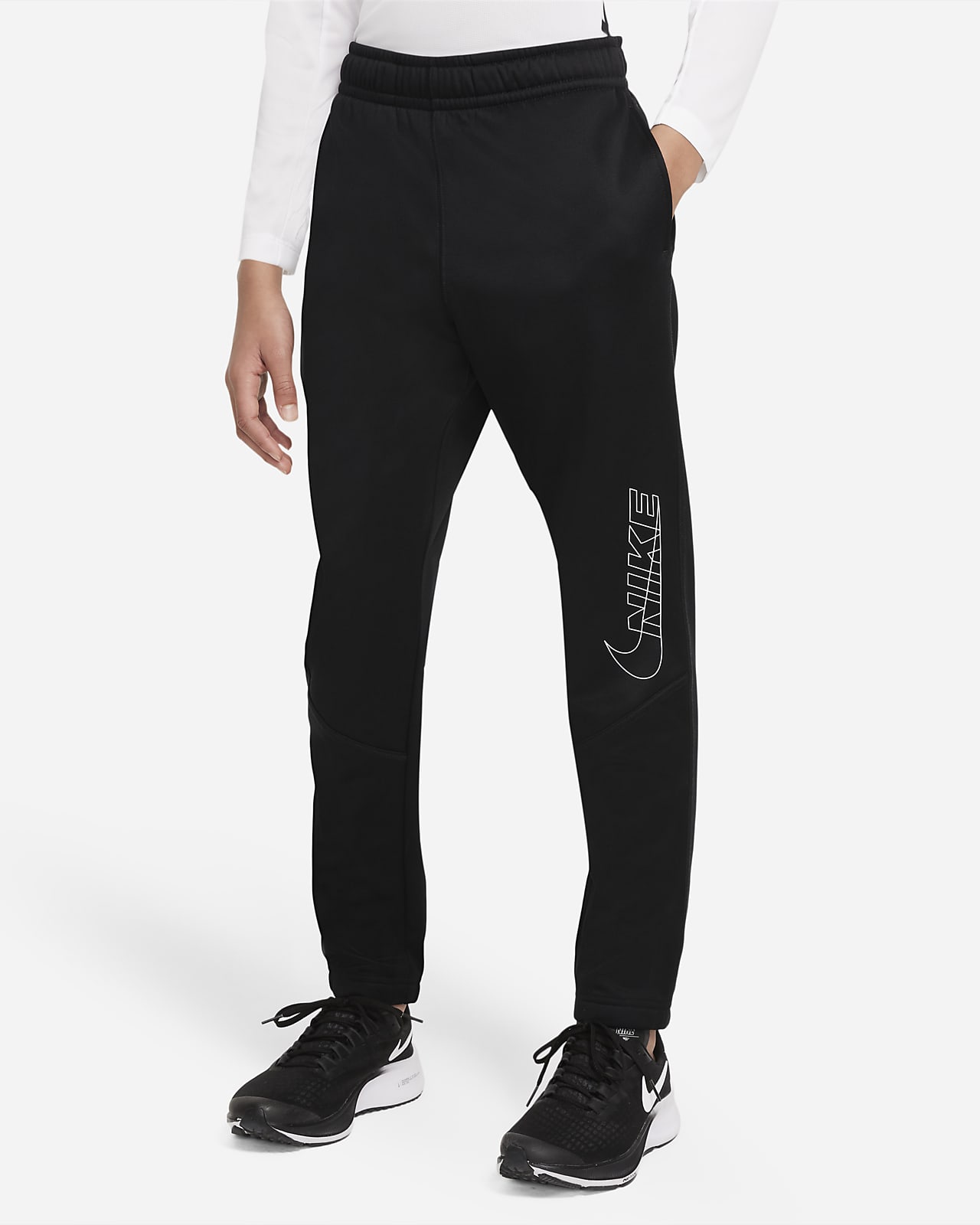 Nike Therma-FIT Big Kids' (Boys') Graphic Tapered Training Pants. Nike.com