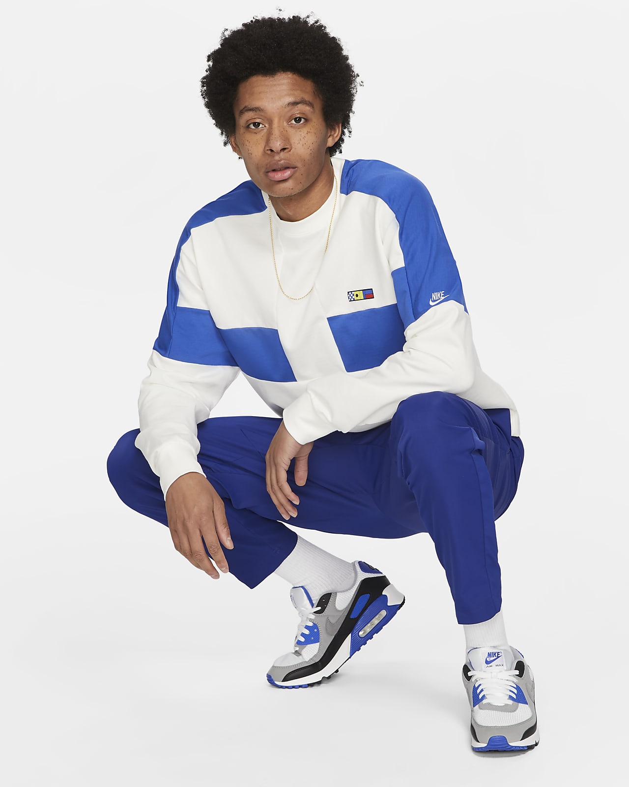 men's french terry crew nike sportswear