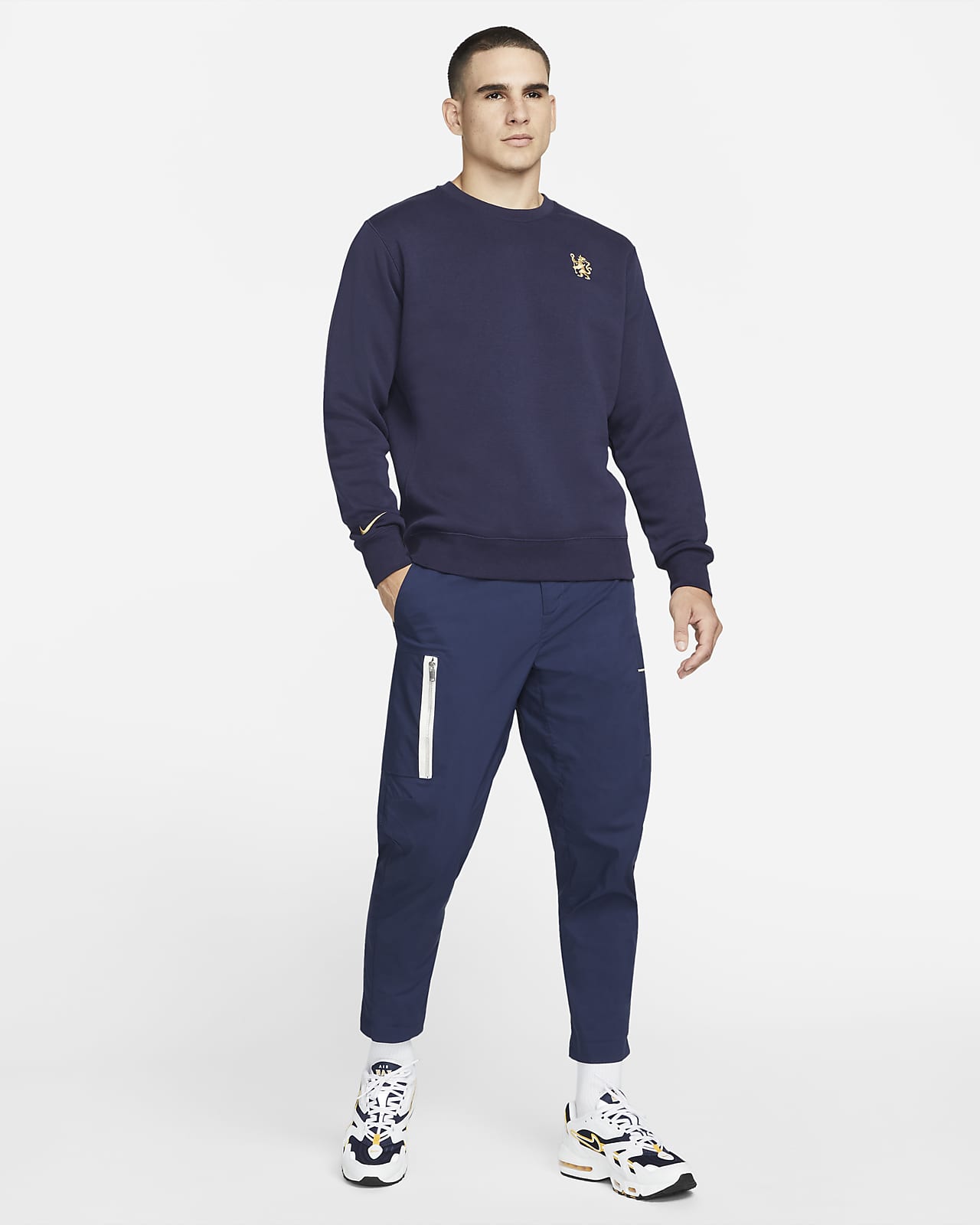 Chelsea FC Sudadera de chándal de tejido Fleece - Hombre. Nike ES