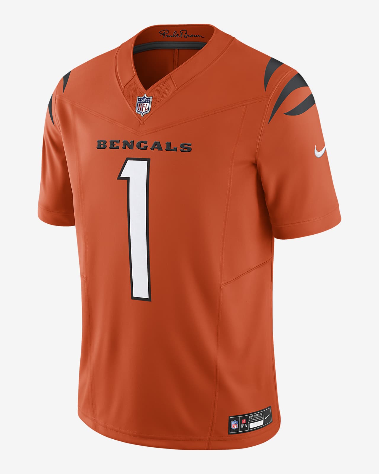 Jersey de fútbol americano Nike Dri-FIT de la NFL Limited para hombre Ja'Marr Chase Cincinnati Bengals