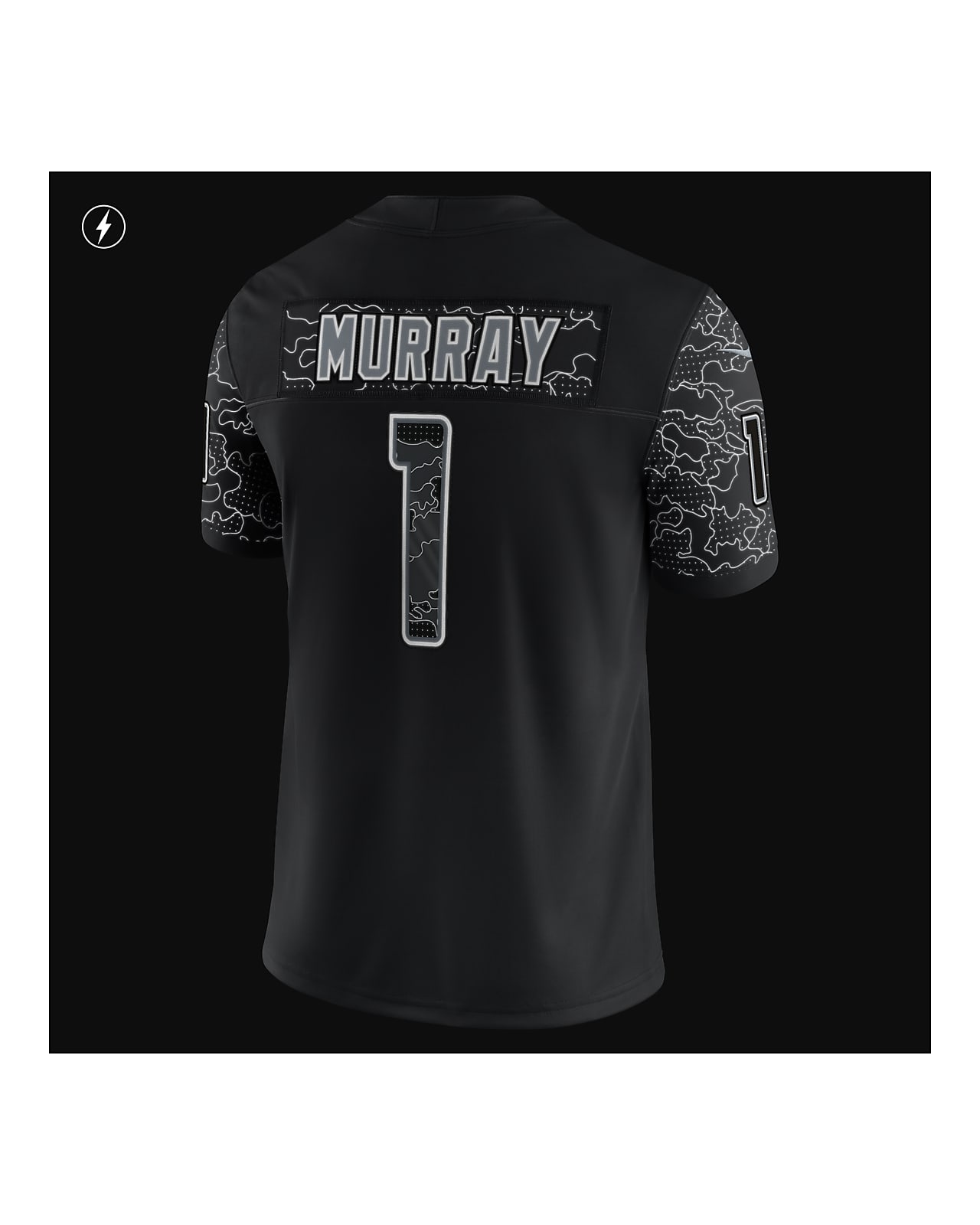 Nike Arizona Cardinals No1 Kyler Murray Black Men's Stitched NFL Limited Rush 100th Season Jersey