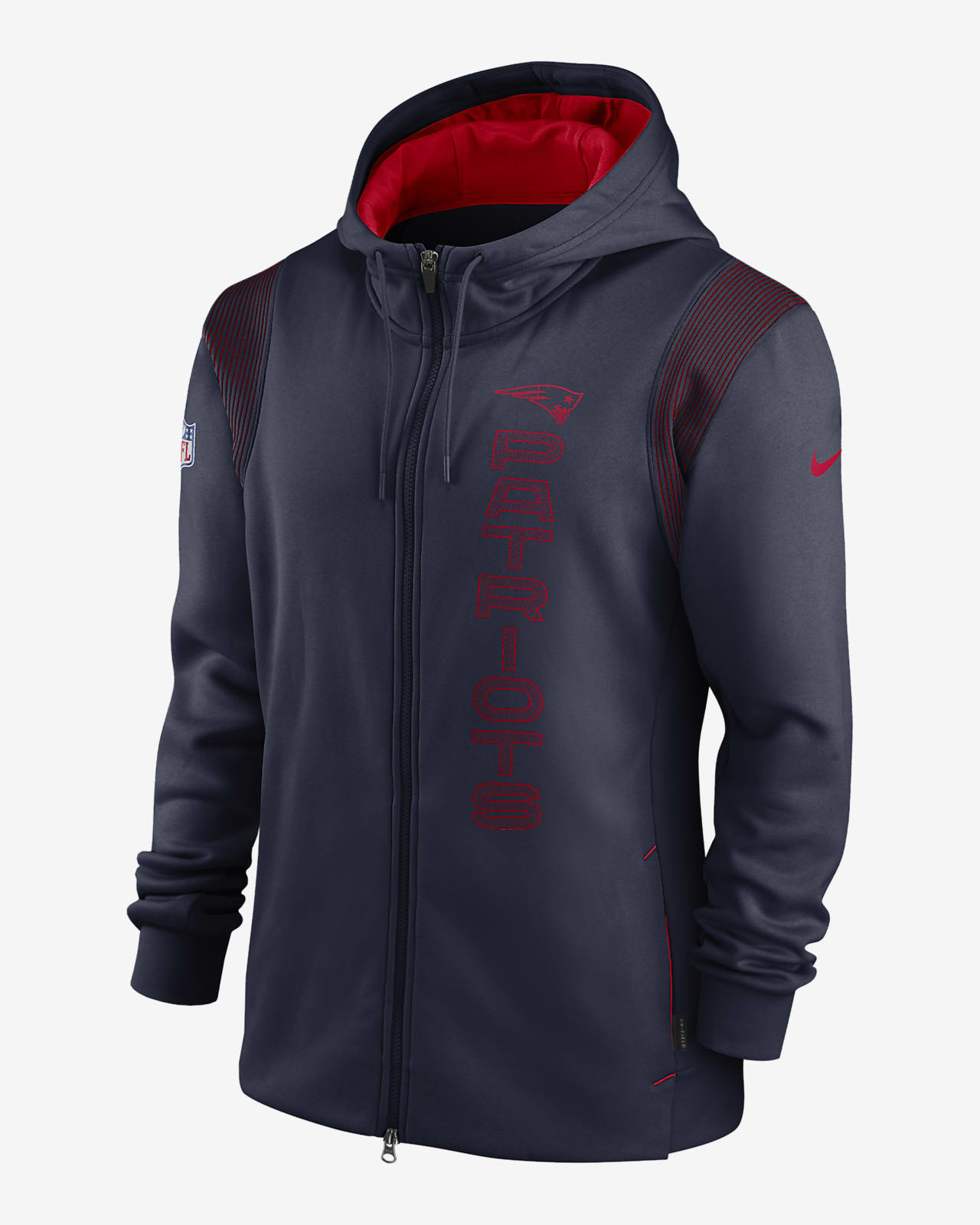 new england patriots mens full zip hoodie