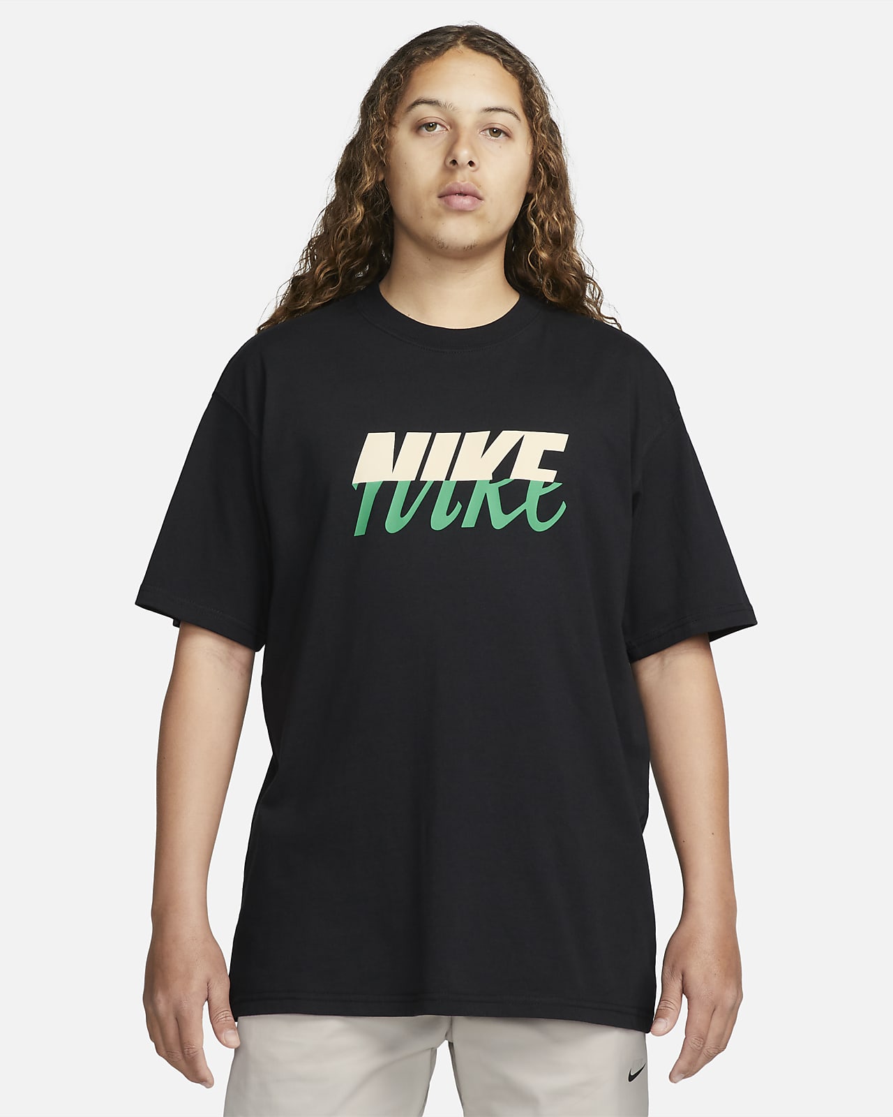 Nike, Tops, Nike Women Sportswear Cotton Heritage Tshirt Size Medium  Black