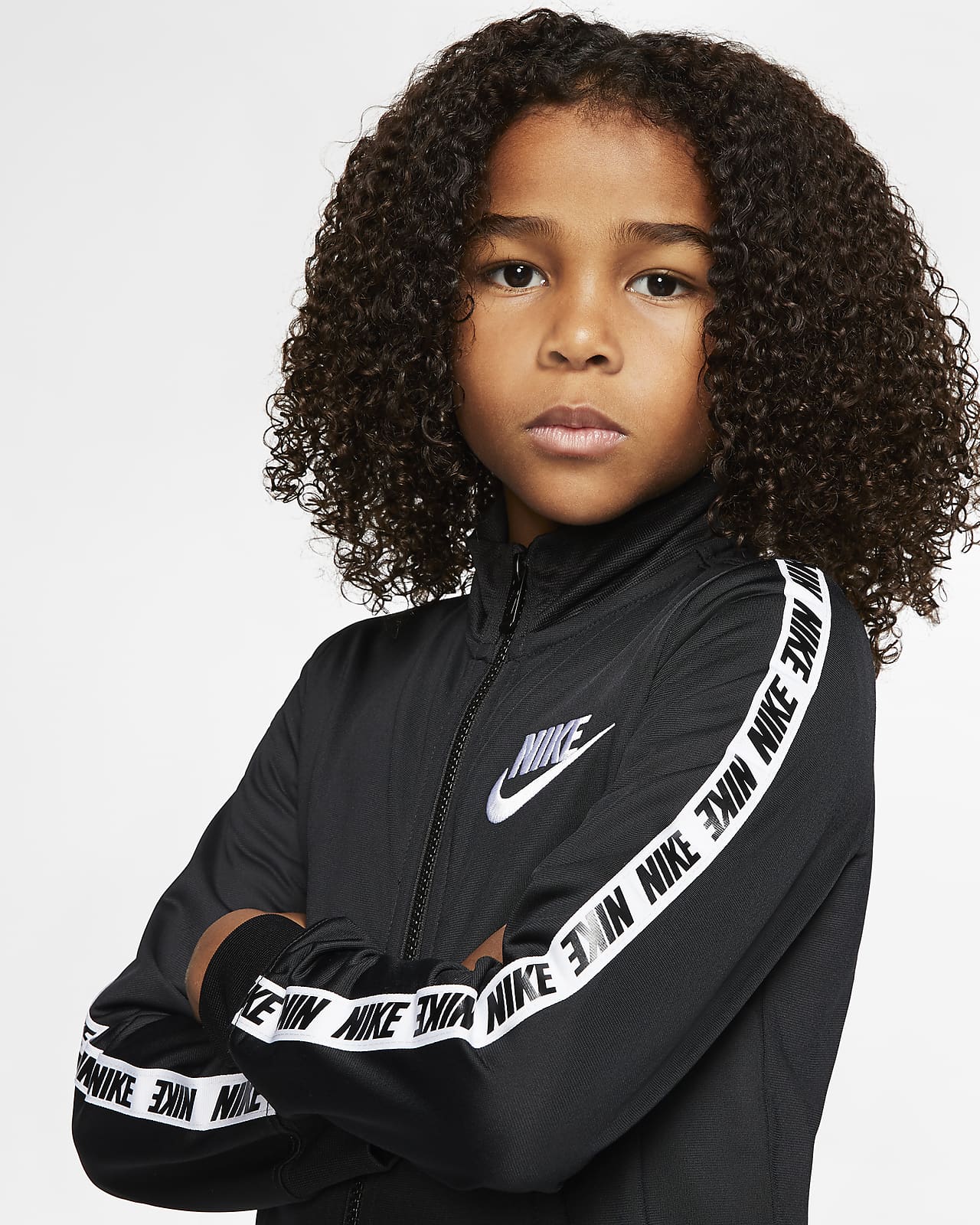 Nike cropped tracksuit online