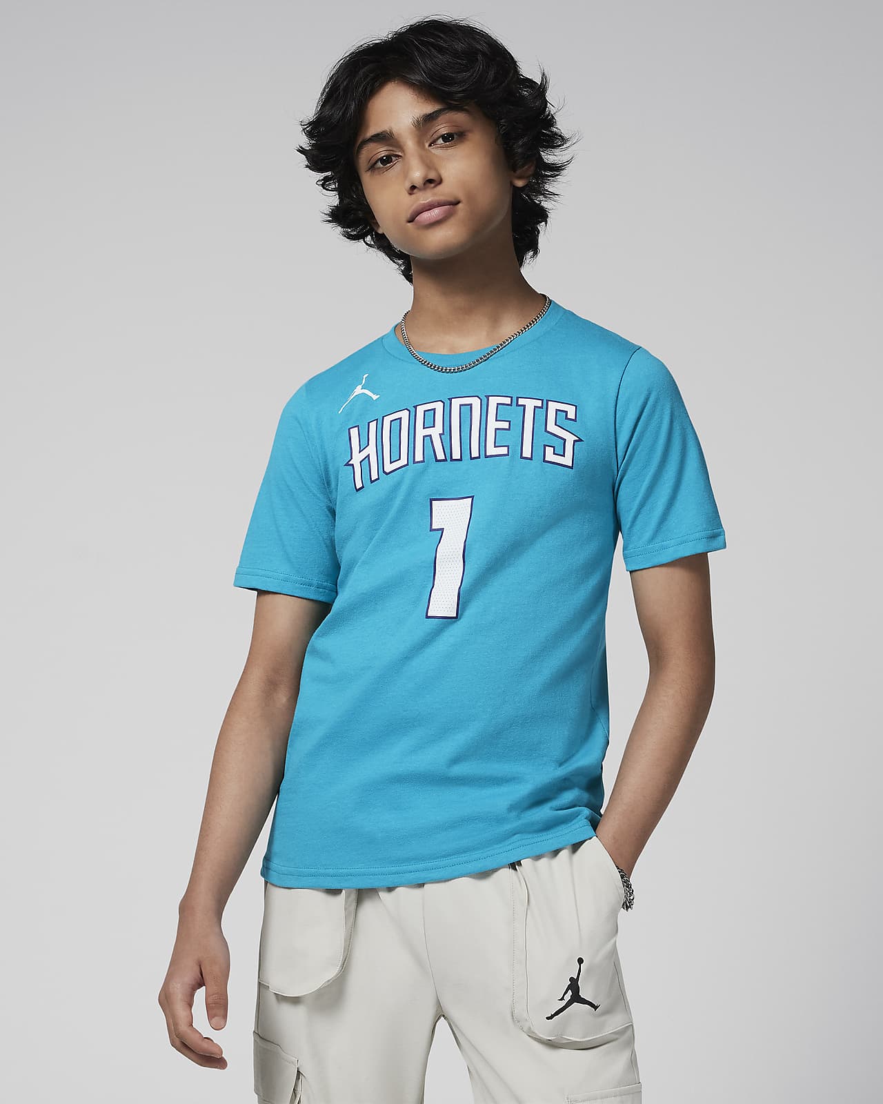 T-shirt Nike NBA LaMelo Ball Charlotte Hornets pour ado