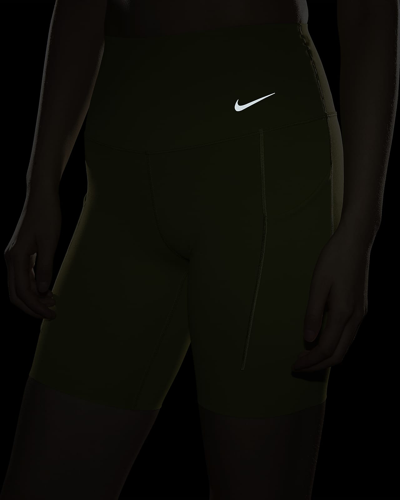 Nike Universa Women's Medium-Support High-Waisted 20cm (approx.) Biker  Shorts with Pockets. Nike ID