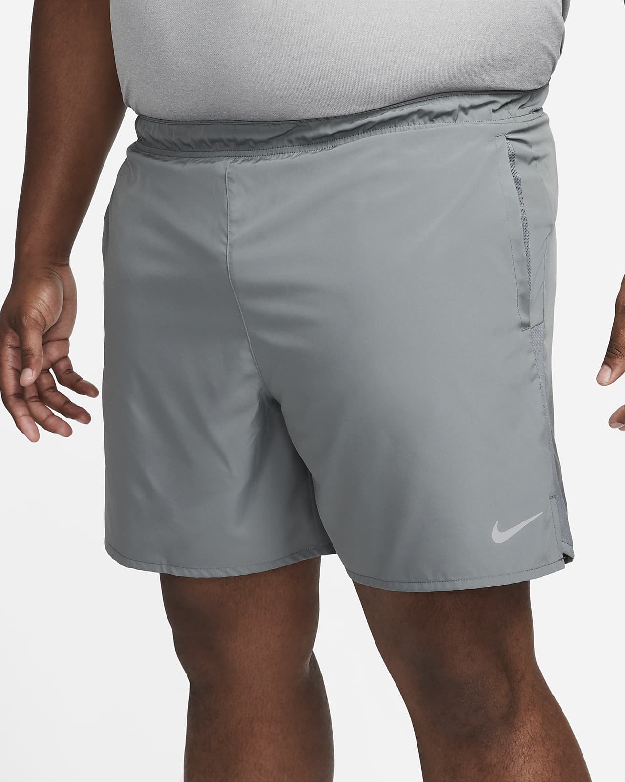 Buy Nike Dri-Fit Challenger 2in1 7in Shorts Men Grey, Silver